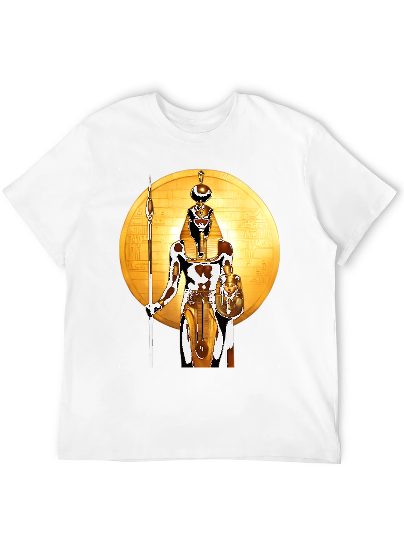Egyptian God Graphic Tee - Black