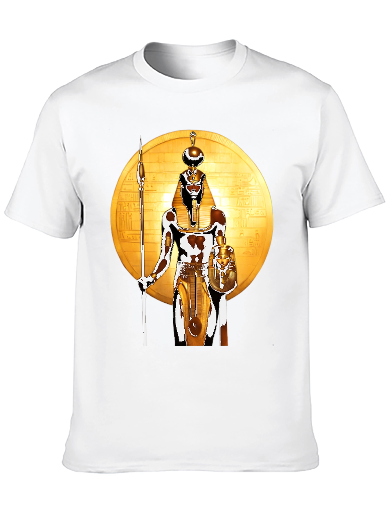 Egyptian God Graphic Tee - Black