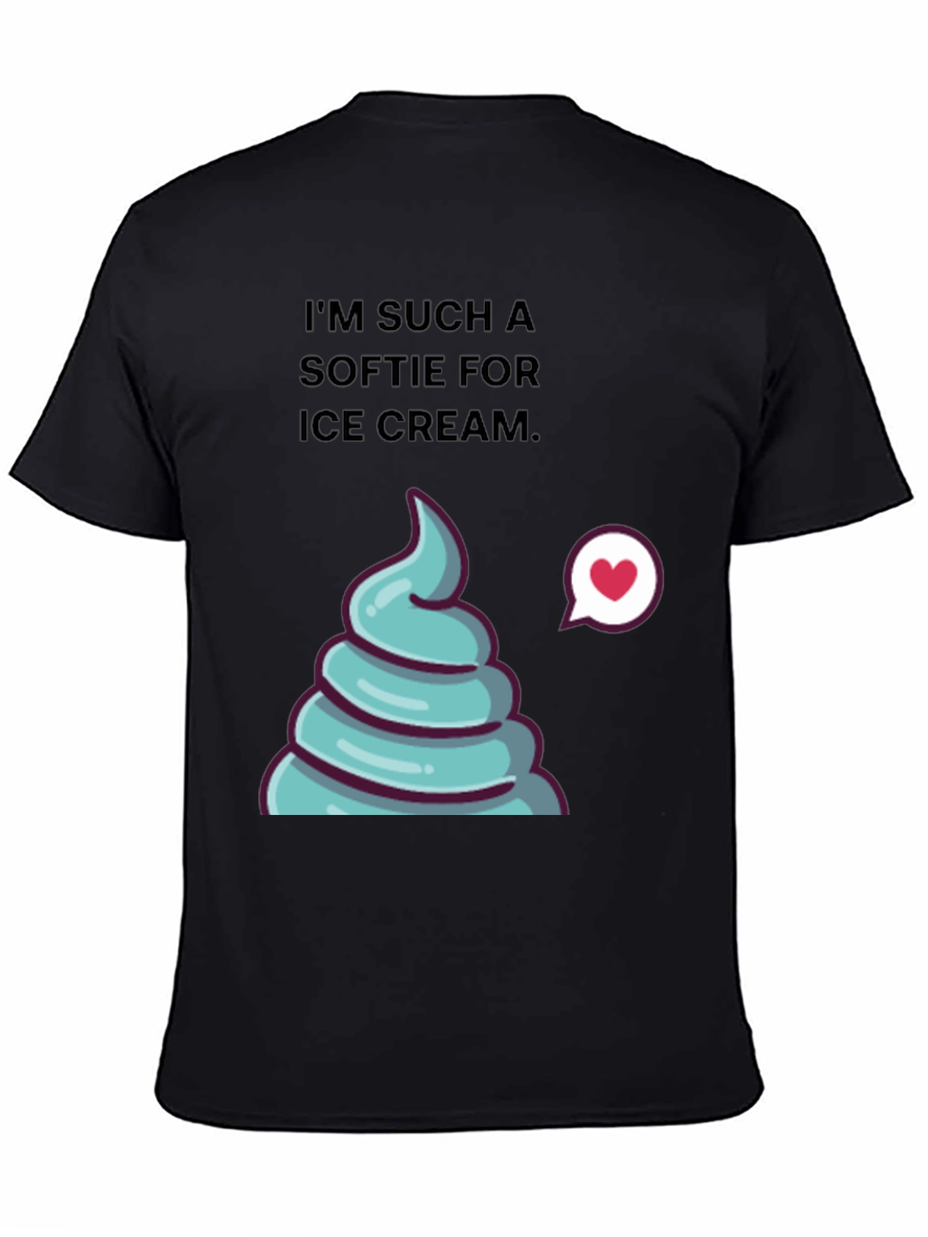 Ice Cream Softie T-Shirt - Funny Graphic Tee