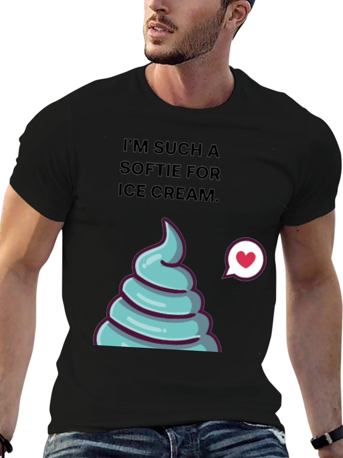 Ice Cream Softie T-Shirt - Funny Graphic Tee