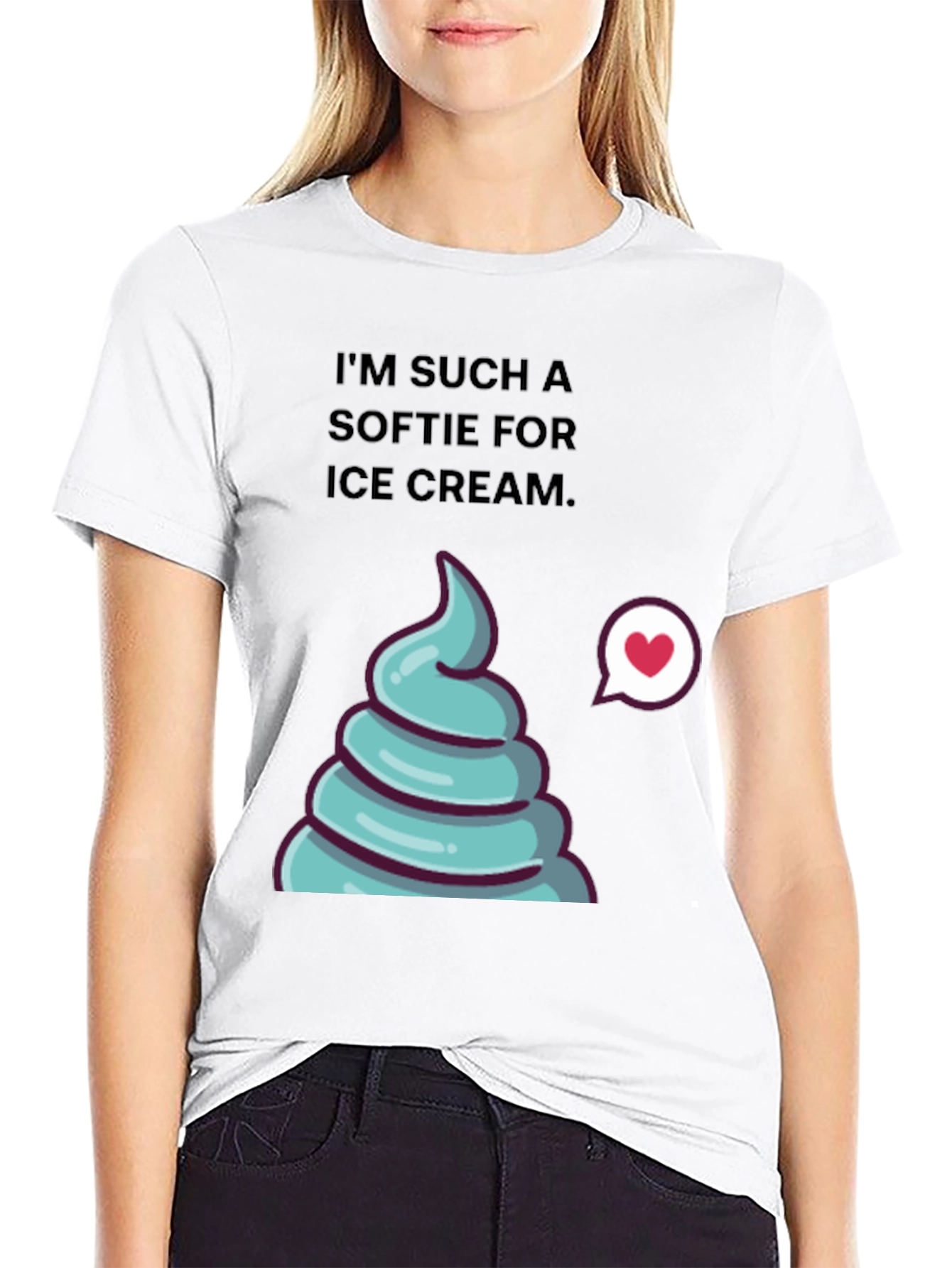 Ice Cream Softie T-Shirt - Funny Graphic Tee