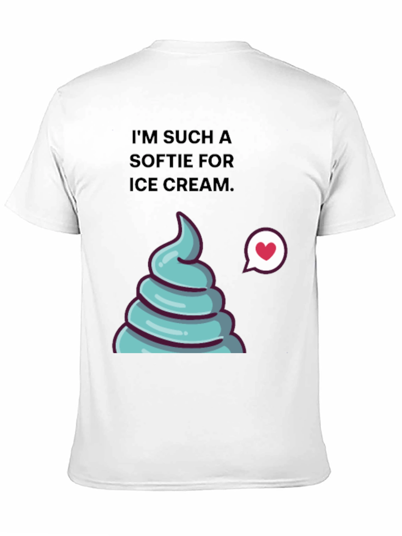 Ice Cream Softie T-Shirt - Funny Graphic Tee