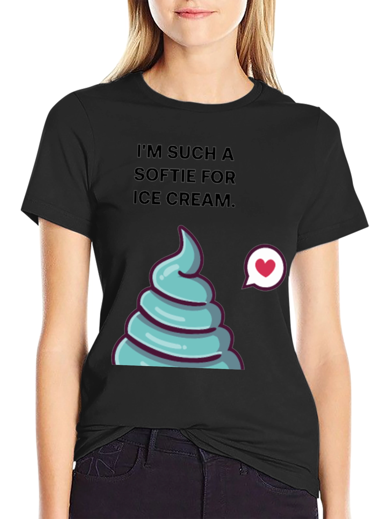 Ice Cream Softie T-Shirt - Funny Graphic Tee