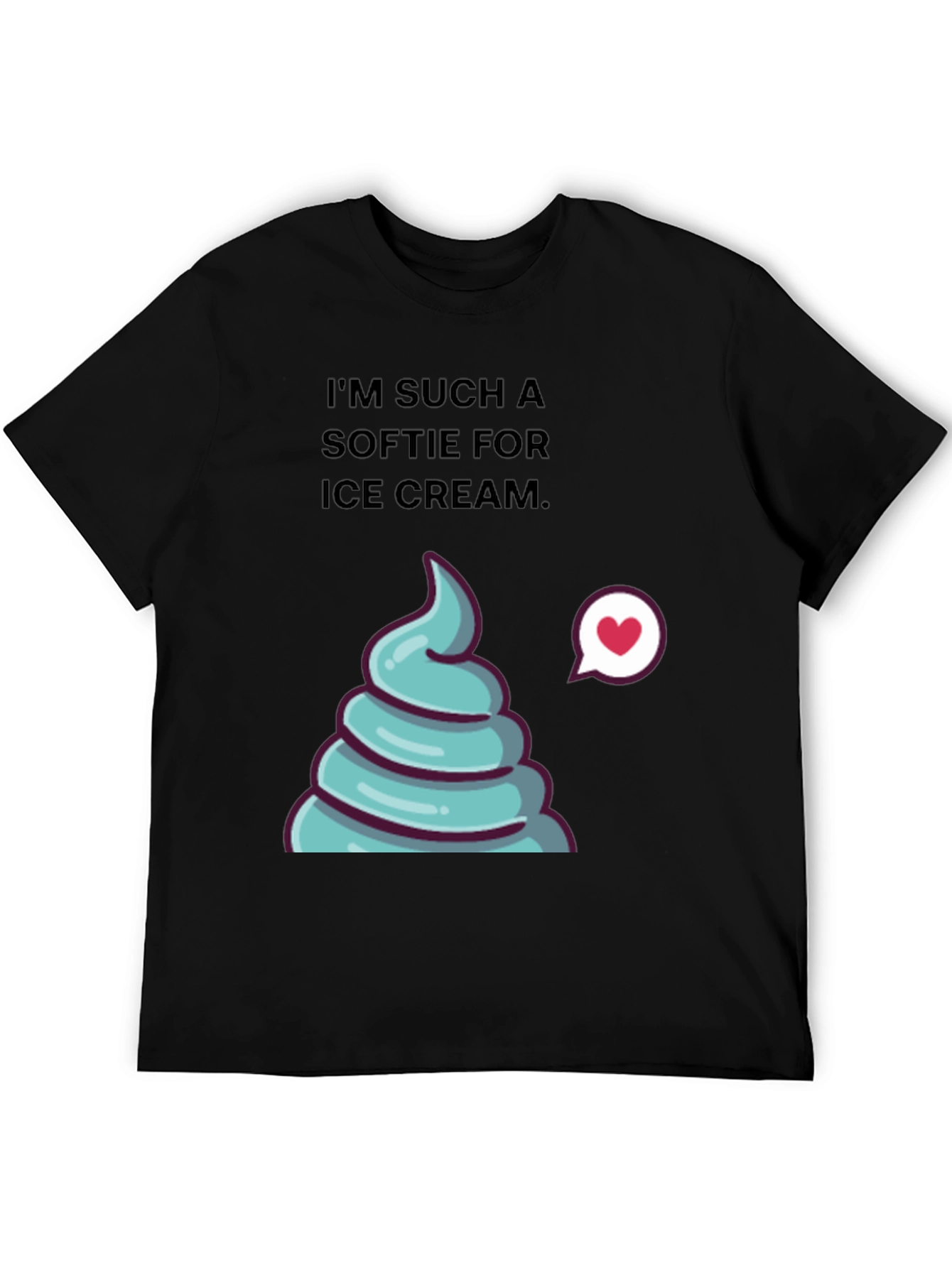 Ice Cream Softie T-Shirt - Funny Graphic Tee
