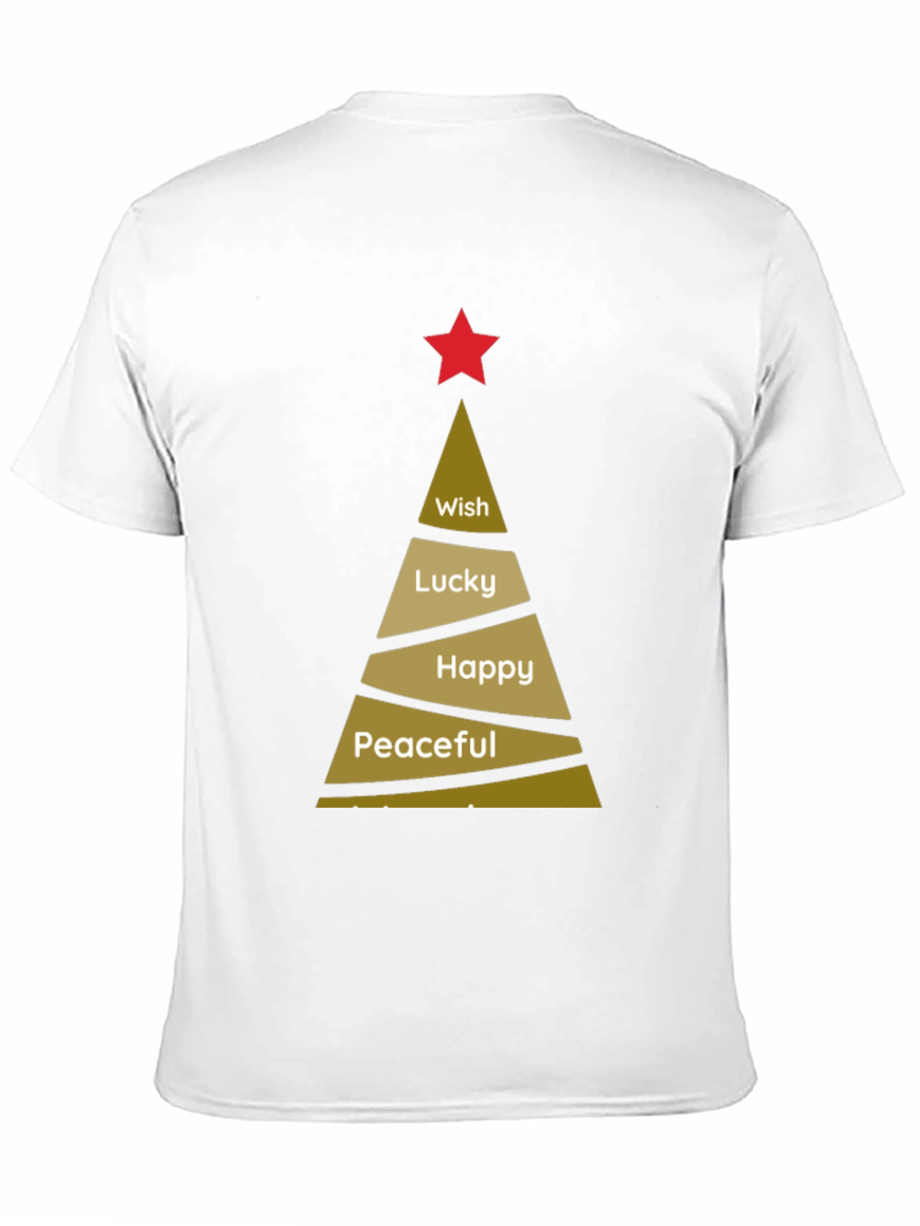 Holiday Wishes T-Shirt - Christmas Tree Design
