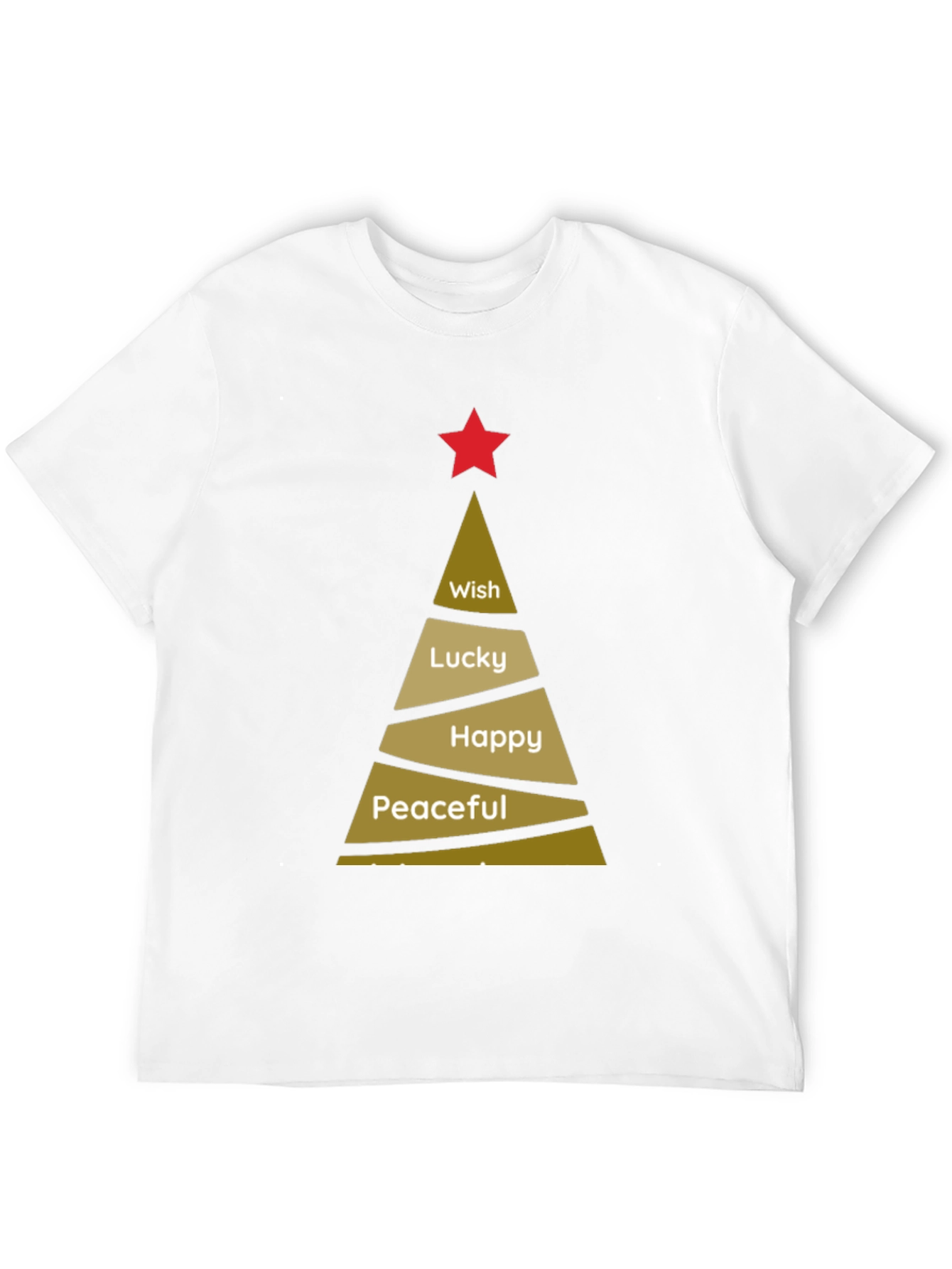Holiday Wishes T-Shirt - Christmas Tree Design