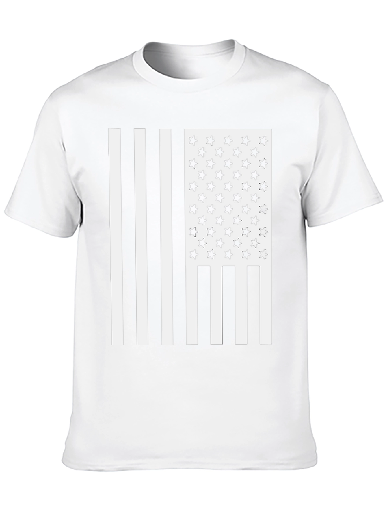 American Flag Graphic Black T-Shirt