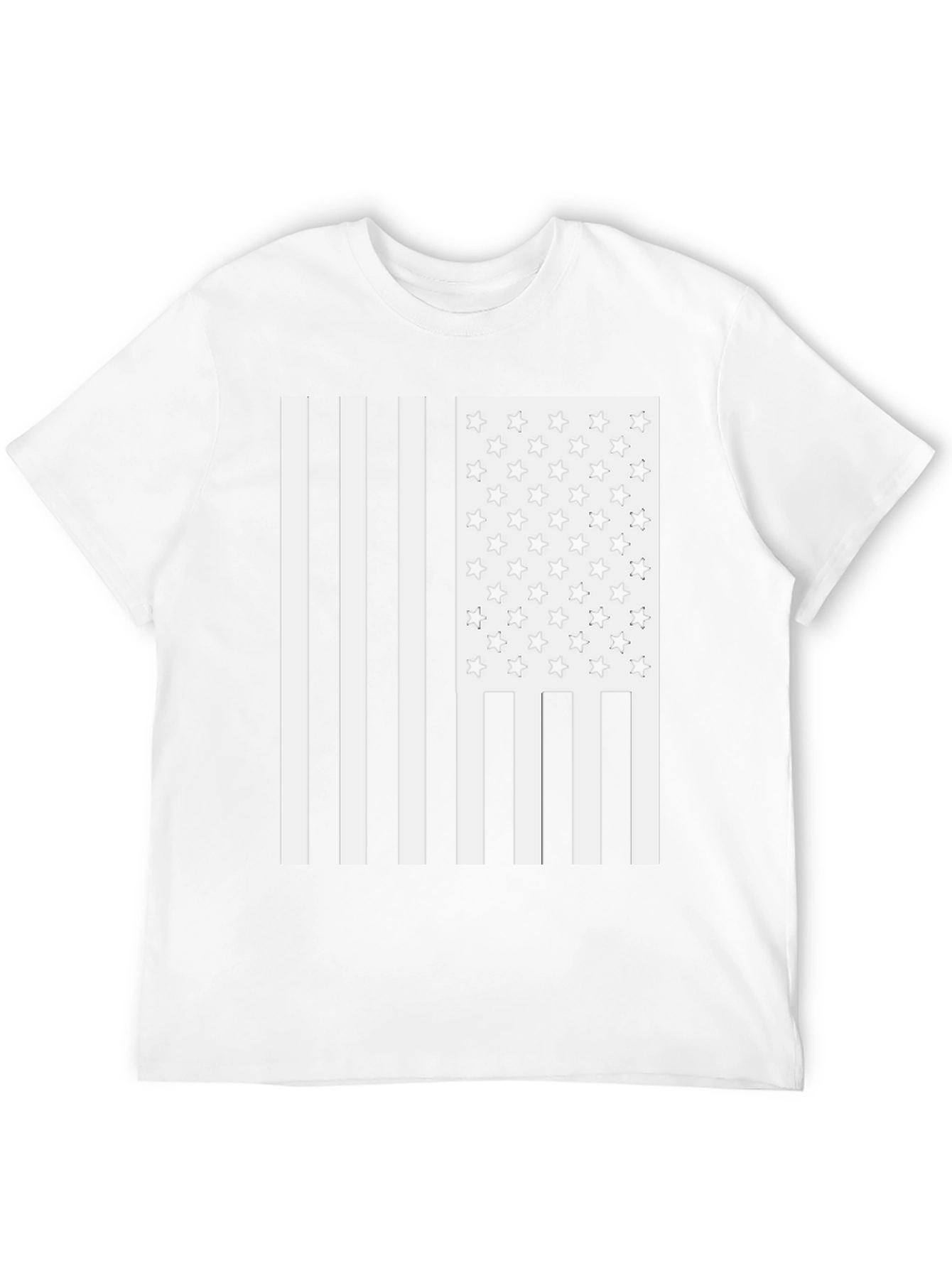 American Flag Graphic Black T-Shirt