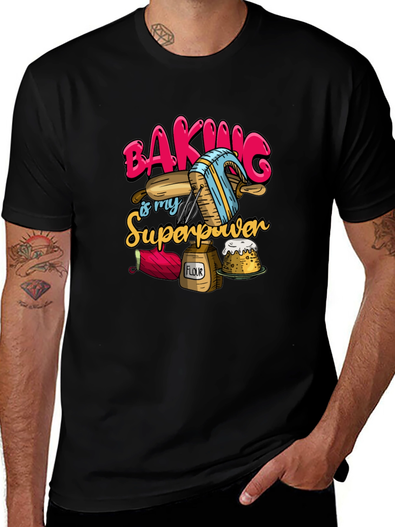 Baking is My Superpower Graphic Tee