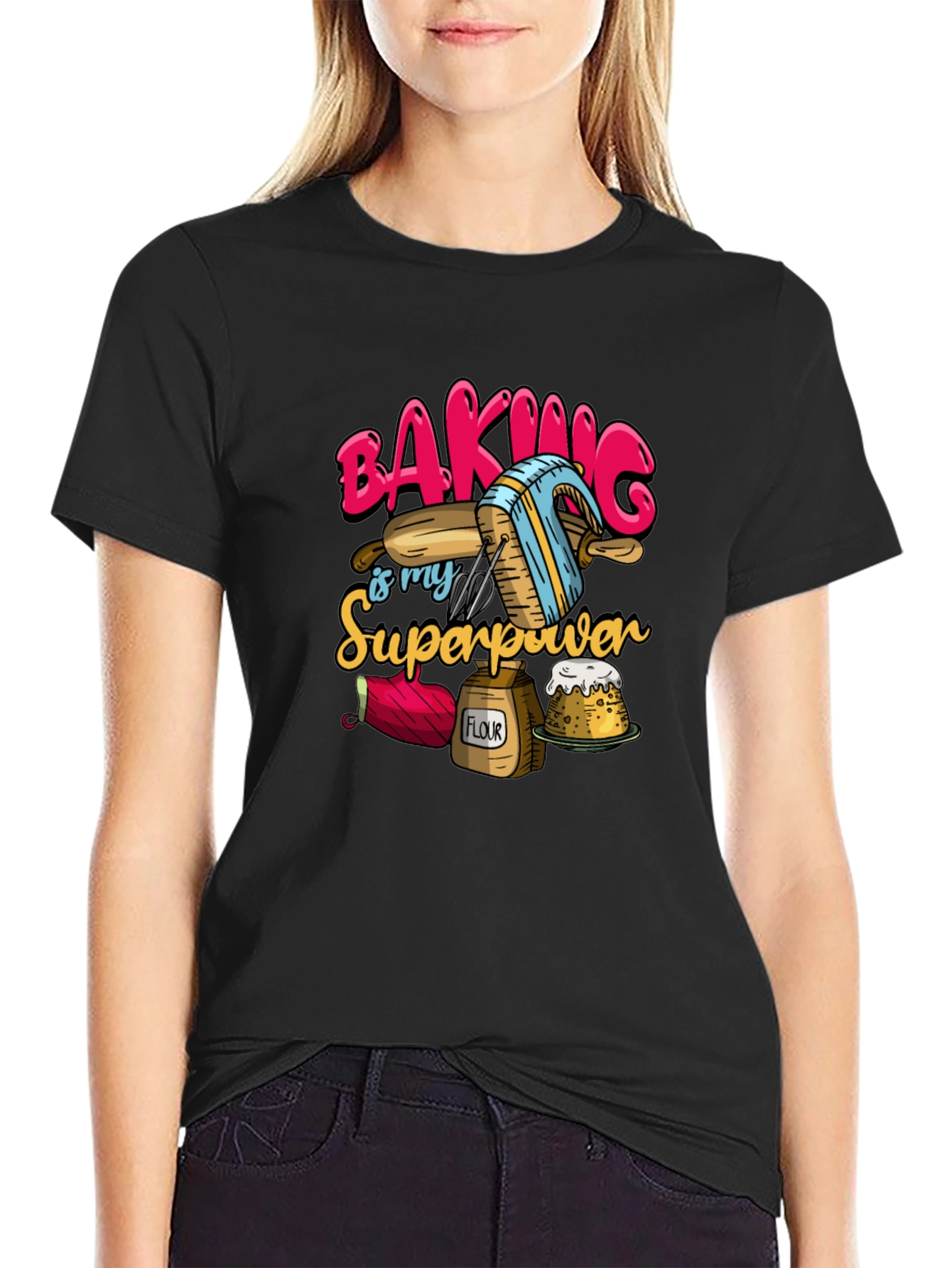 Baking is My Superpower Graphic Tee