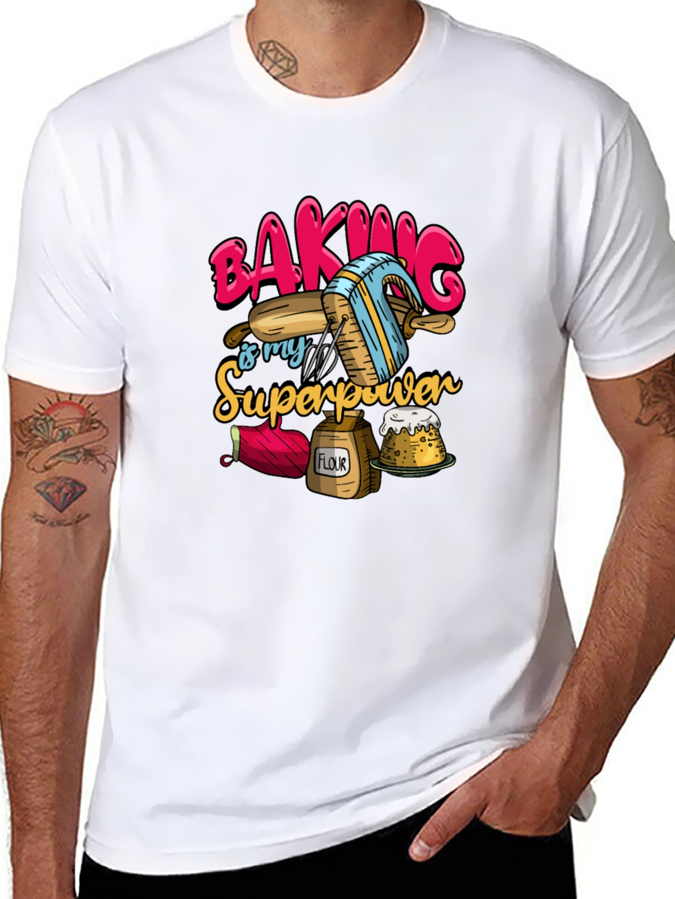 Baking is My Superpower Graphic Tee