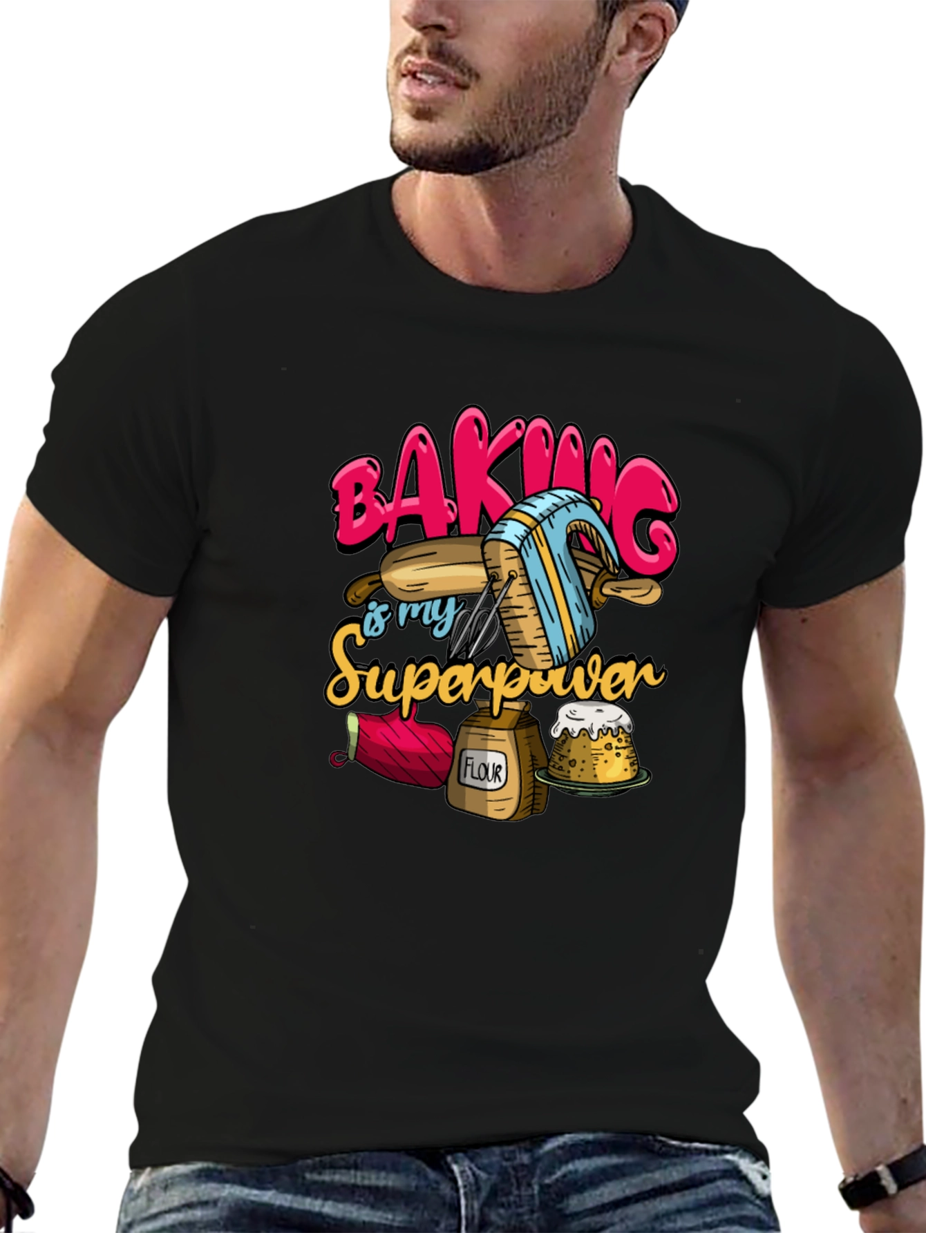 Baking is My Superpower Graphic Tee