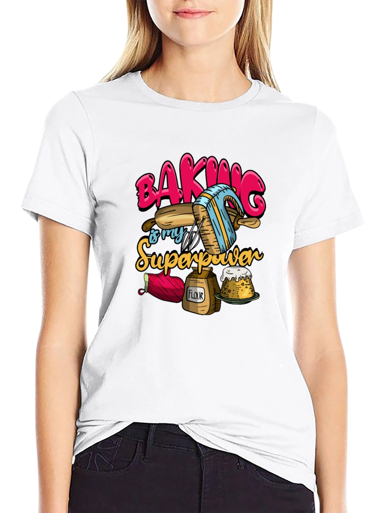 Baking is My Superpower Graphic Tee