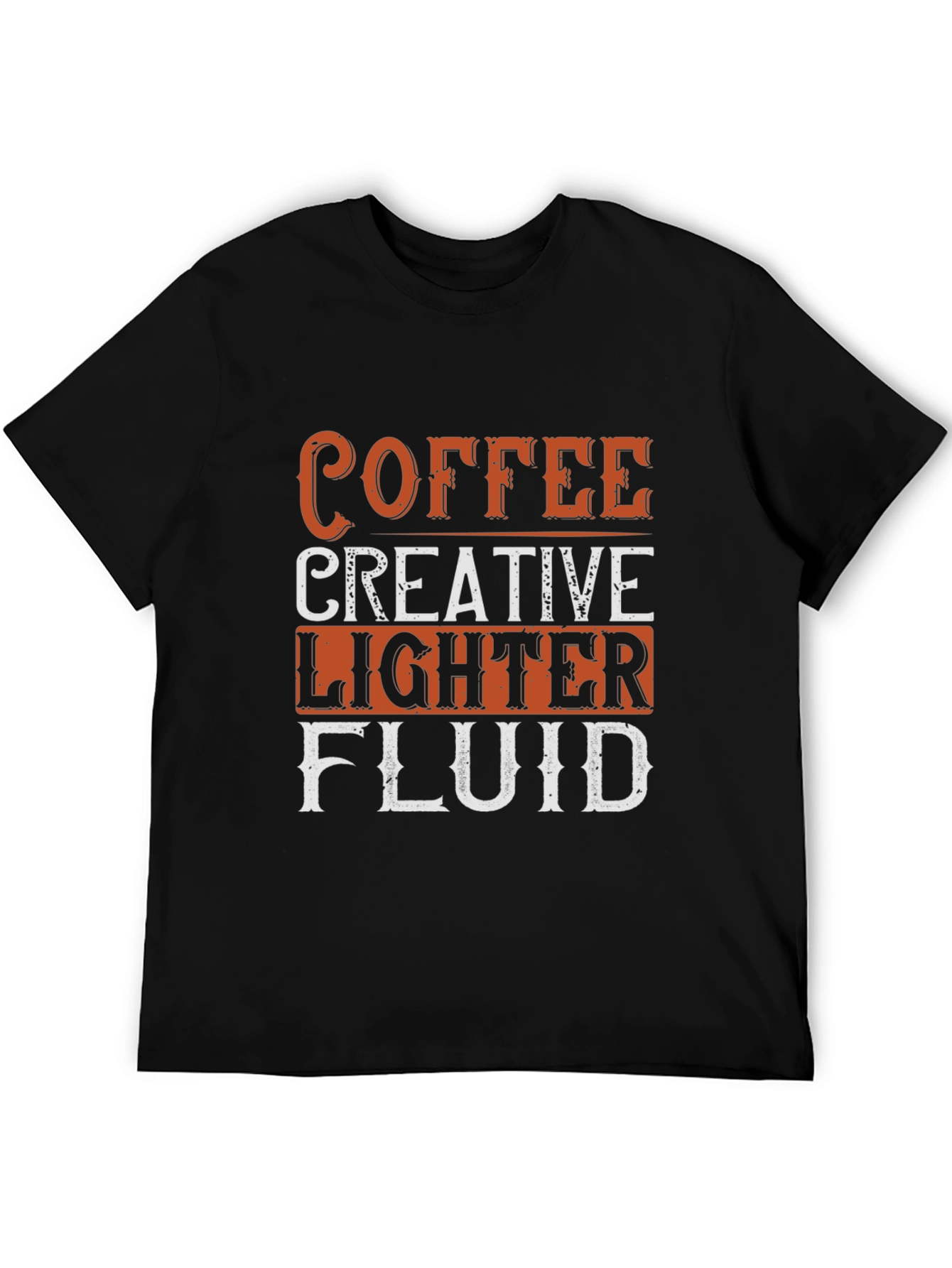 Coffee Creative Lighter Fluid Funny T-Shirt
