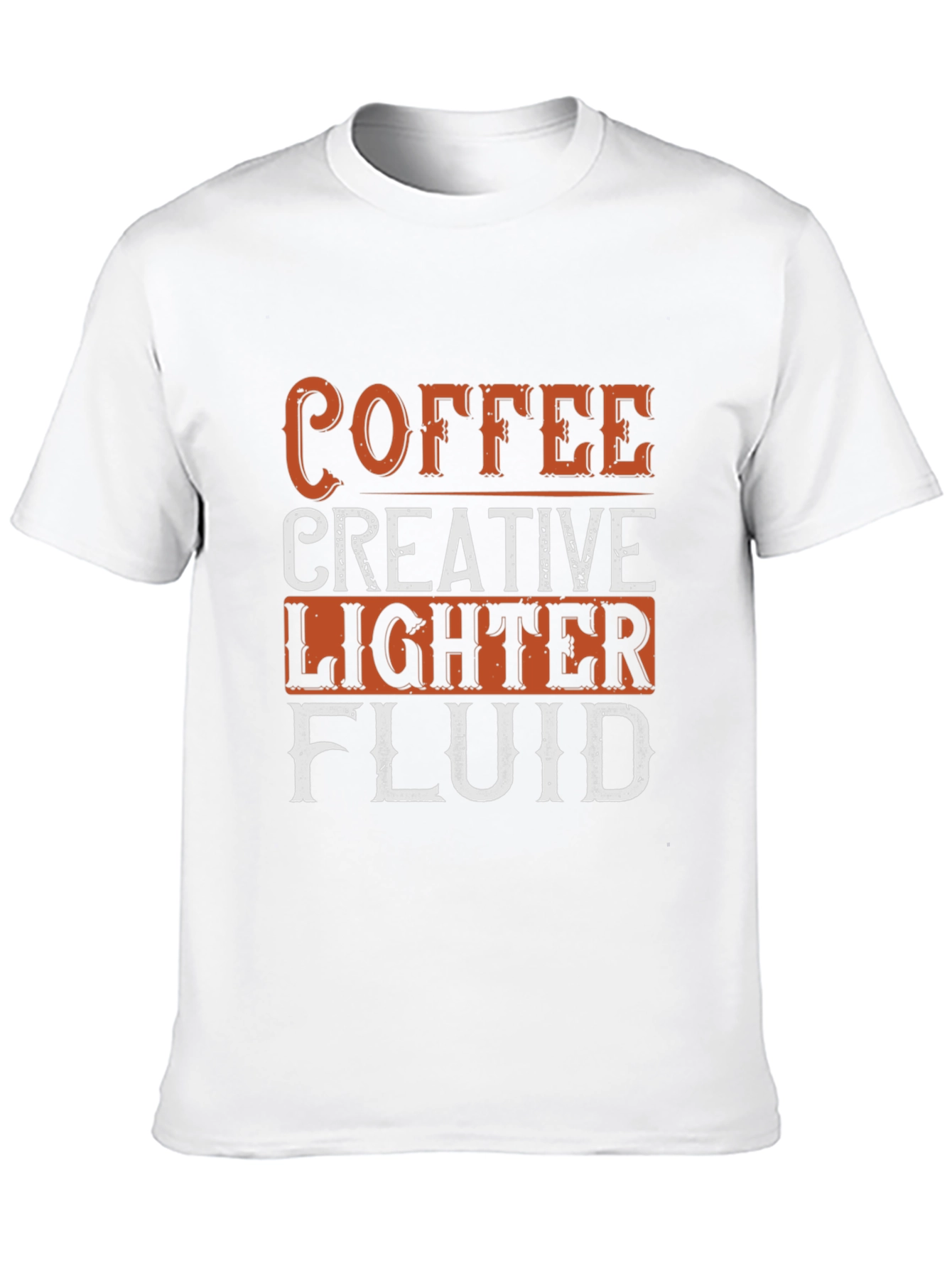 Coffee Creative Lighter Fluid Funny T-Shirt