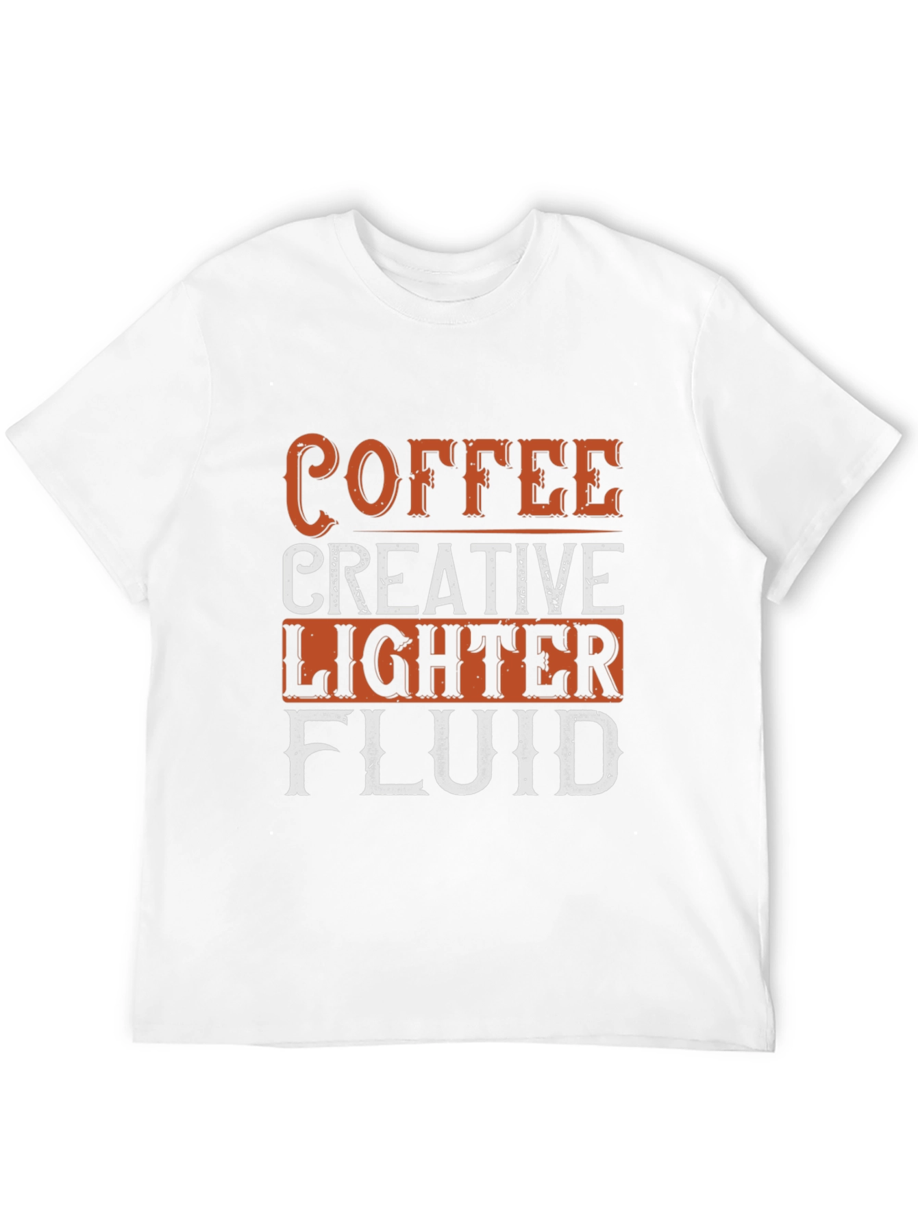Coffee Creative Lighter Fluid Funny T-Shirt