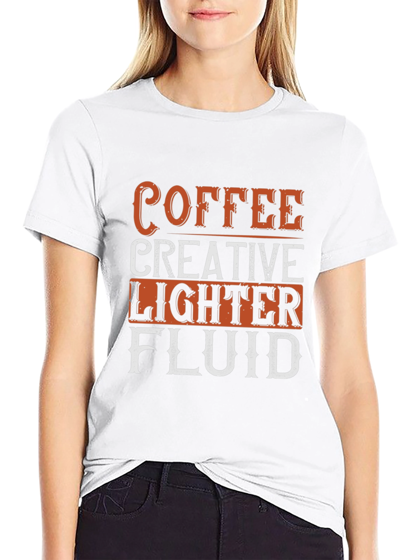 Coffee Creative Lighter Fluid Funny T-Shirt