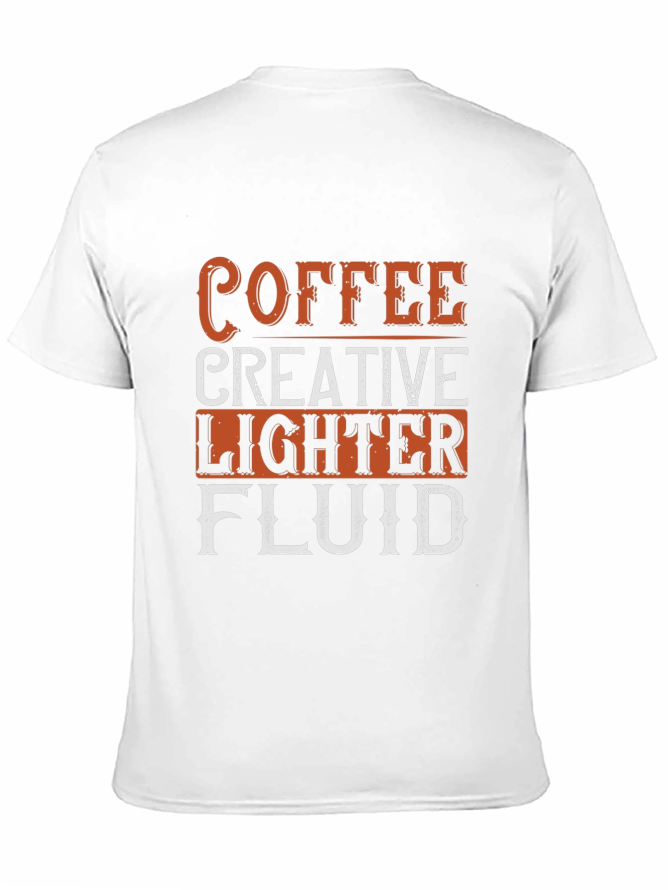 Coffee Creative Lighter Fluid Funny T-Shirt
