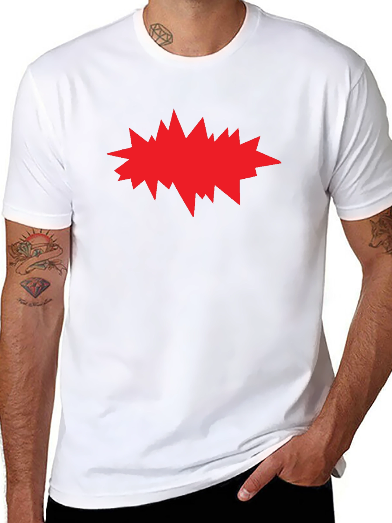 Explosion Graphic Black T-Shirt
