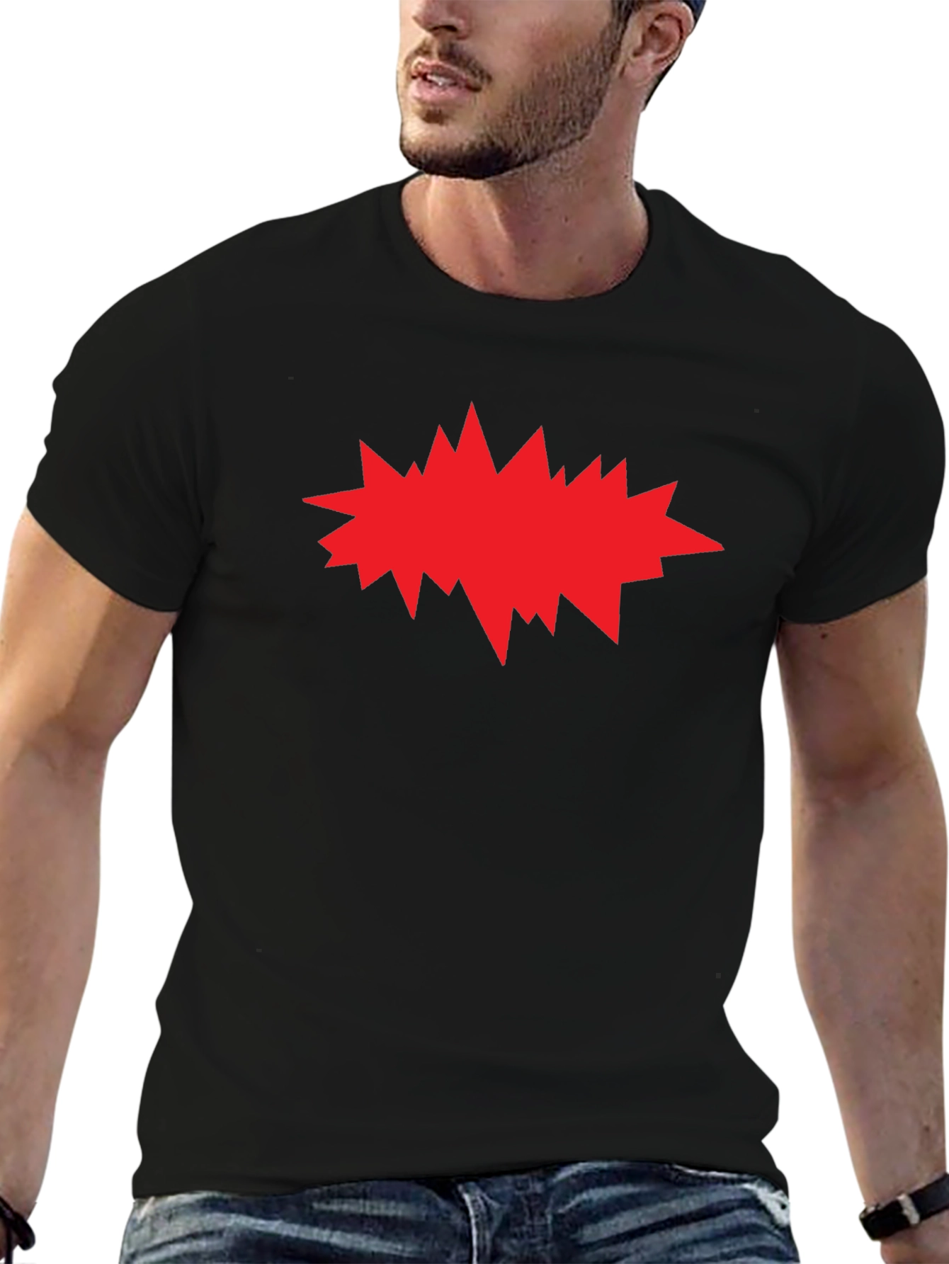 Explosion Graphic Black T-Shirt