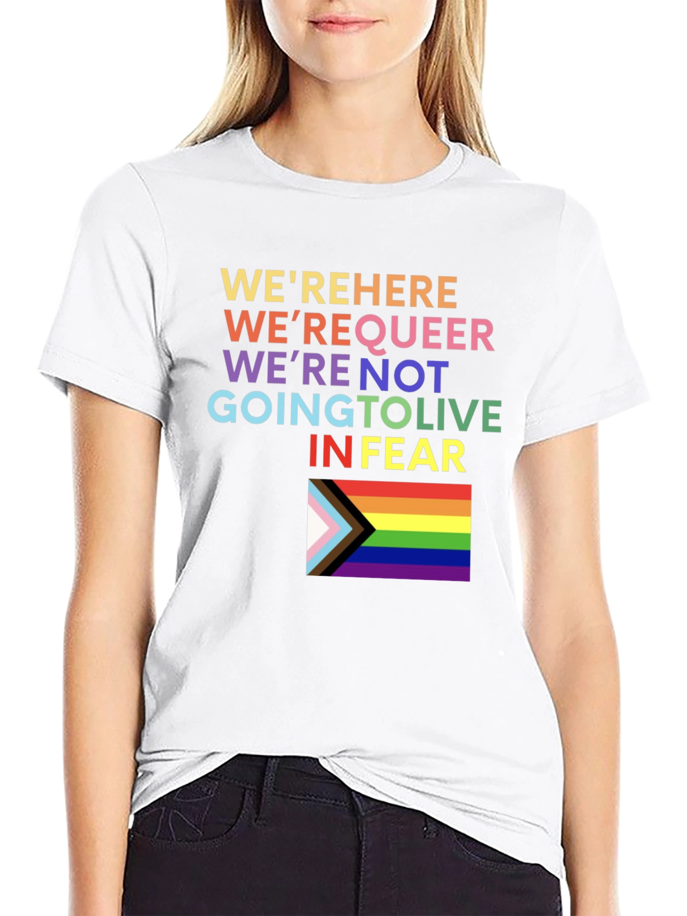 Pride LGBTQ+ T-Shirt - Were Here Were Queer!