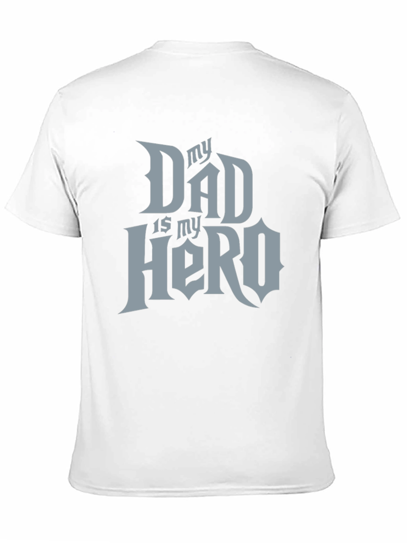 My Dad Is My Hero Black T-Shirt