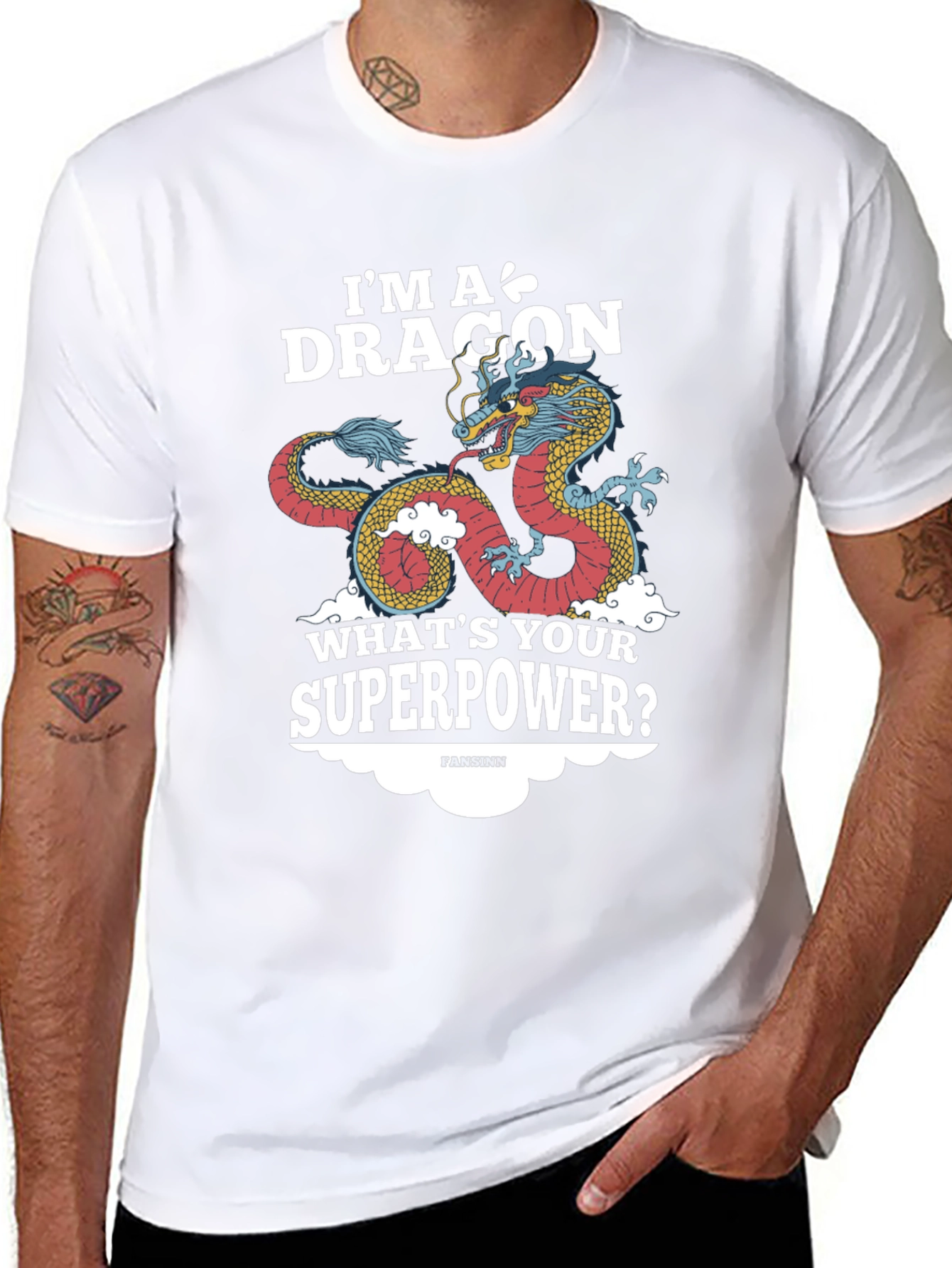 Im A Dragon Whats Your Superpower? Graphic Tee