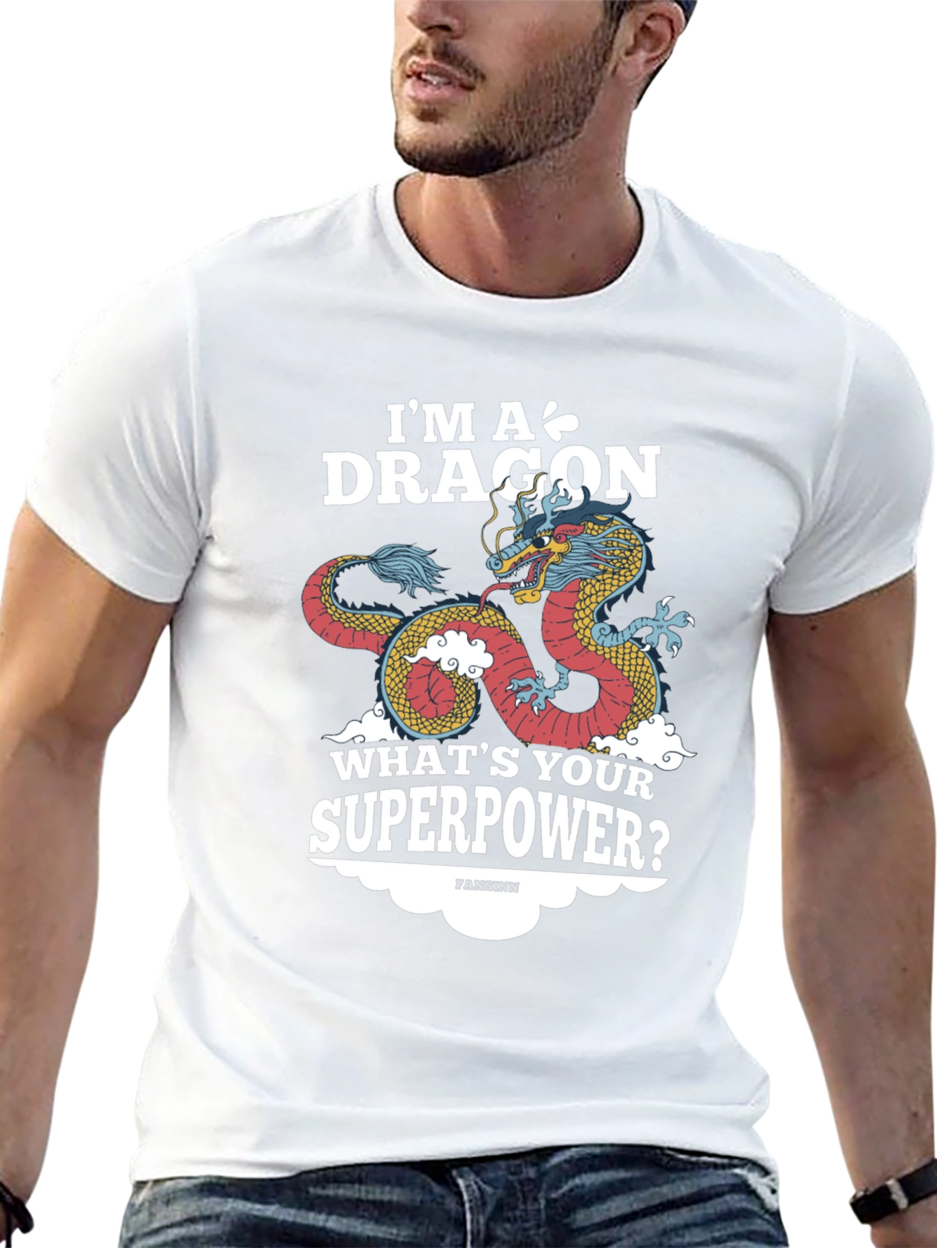 Im A Dragon Whats Your Superpower? Graphic Tee