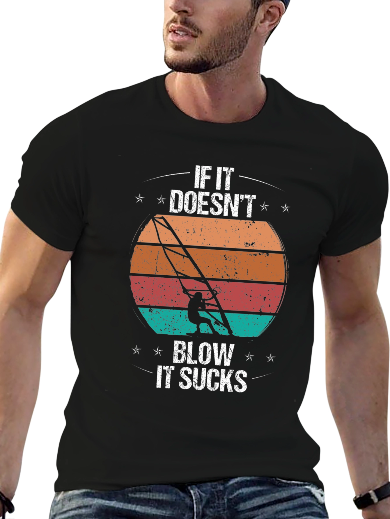 Windsurfing T-Shirt - If it Doesnt Blow it Sucks