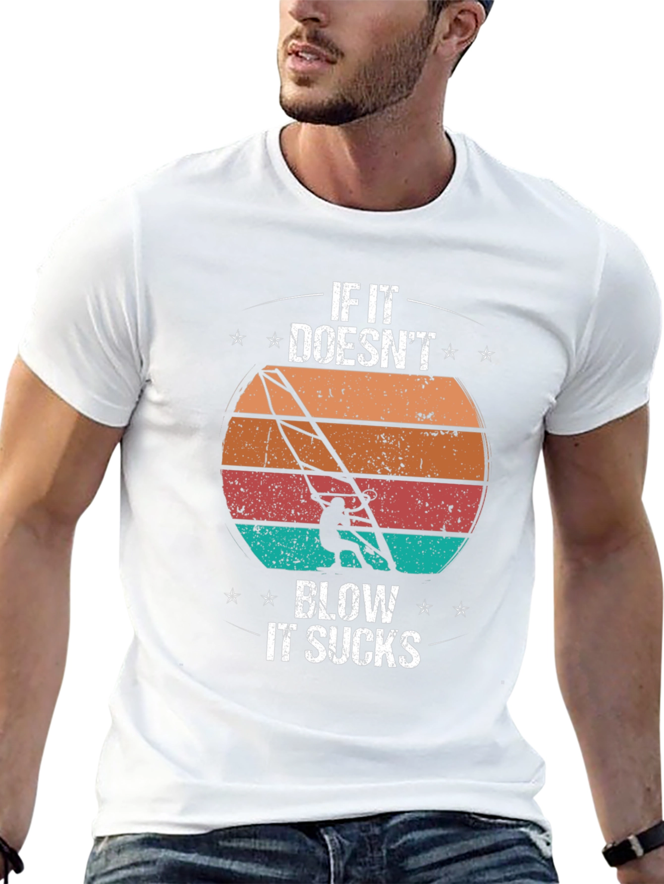 Windsurfing T-Shirt - If it Doesnt Blow it Sucks