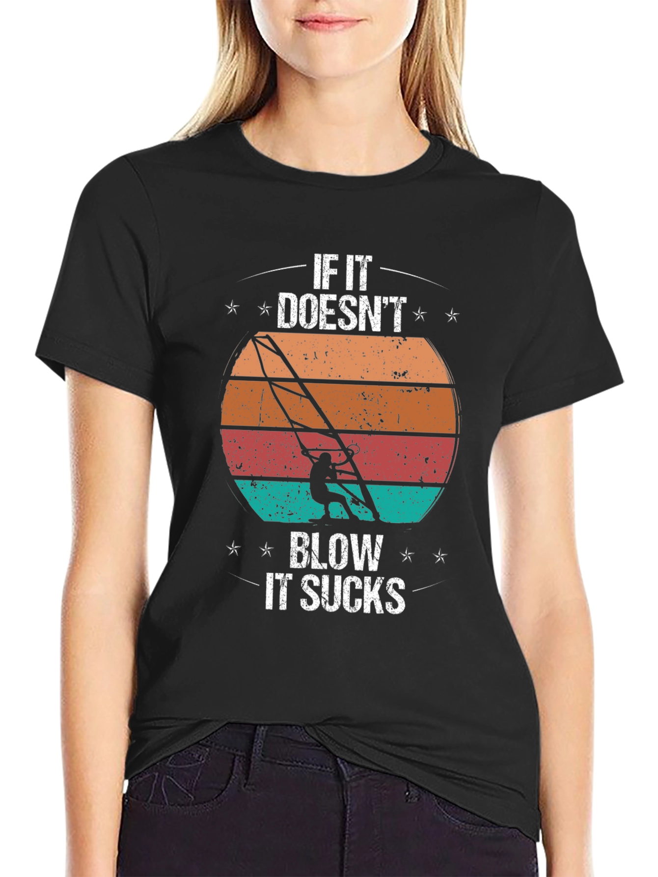 Windsurfing T-Shirt - If it Doesnt Blow it Sucks