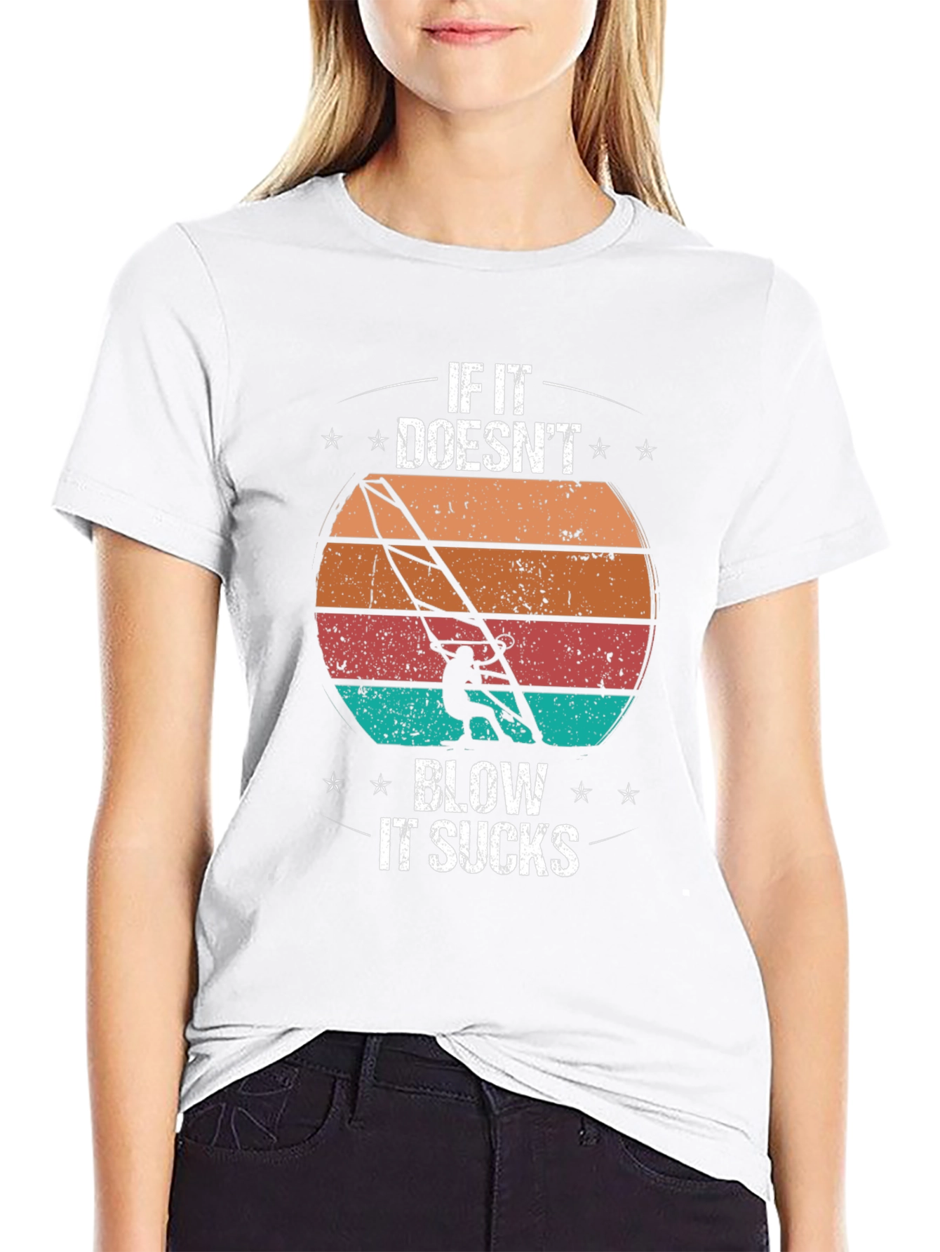 Windsurfing T-Shirt - If it Doesnt Blow it Sucks