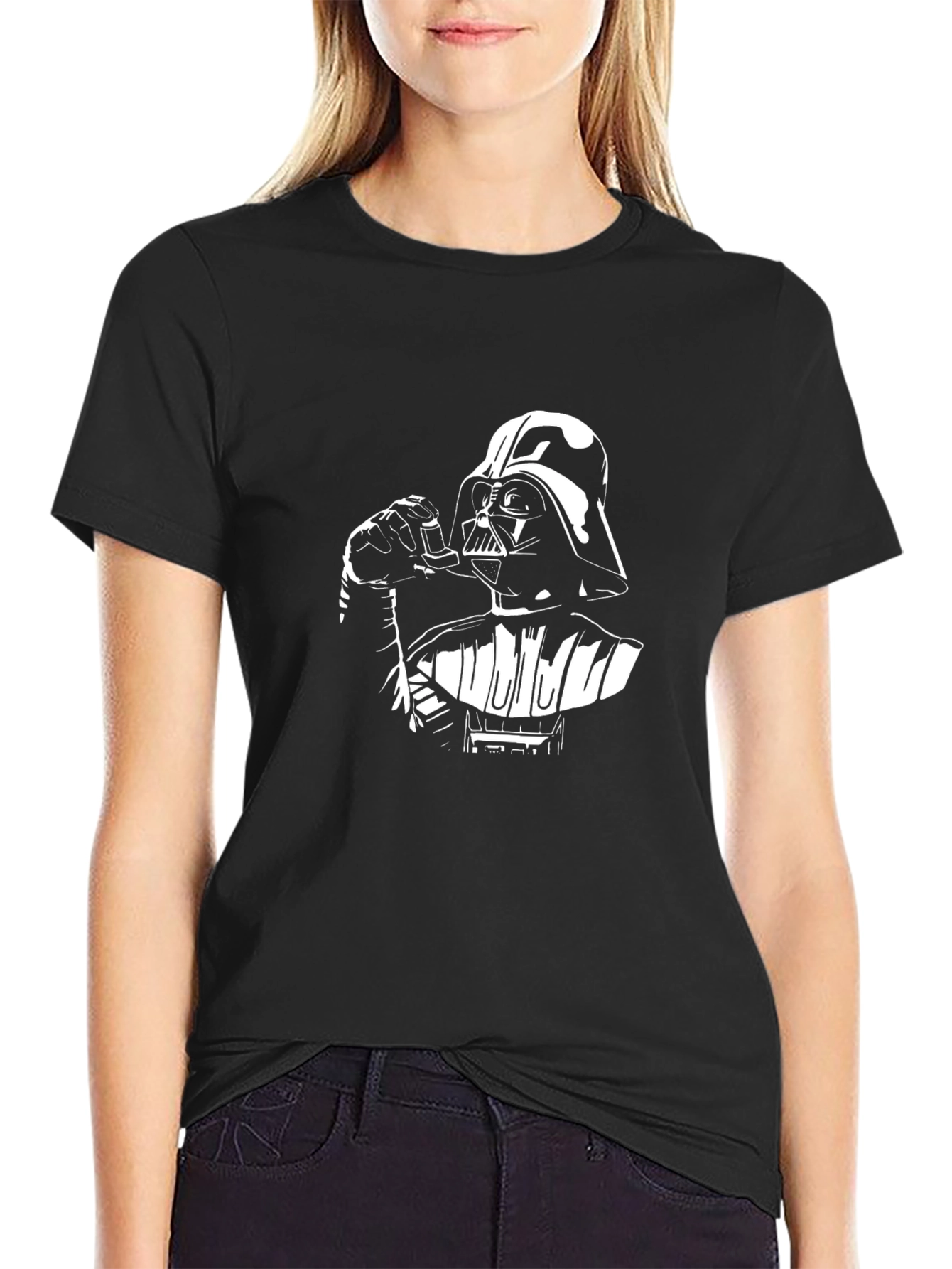 Darth Vader Smoking Pipe Graphic Tee