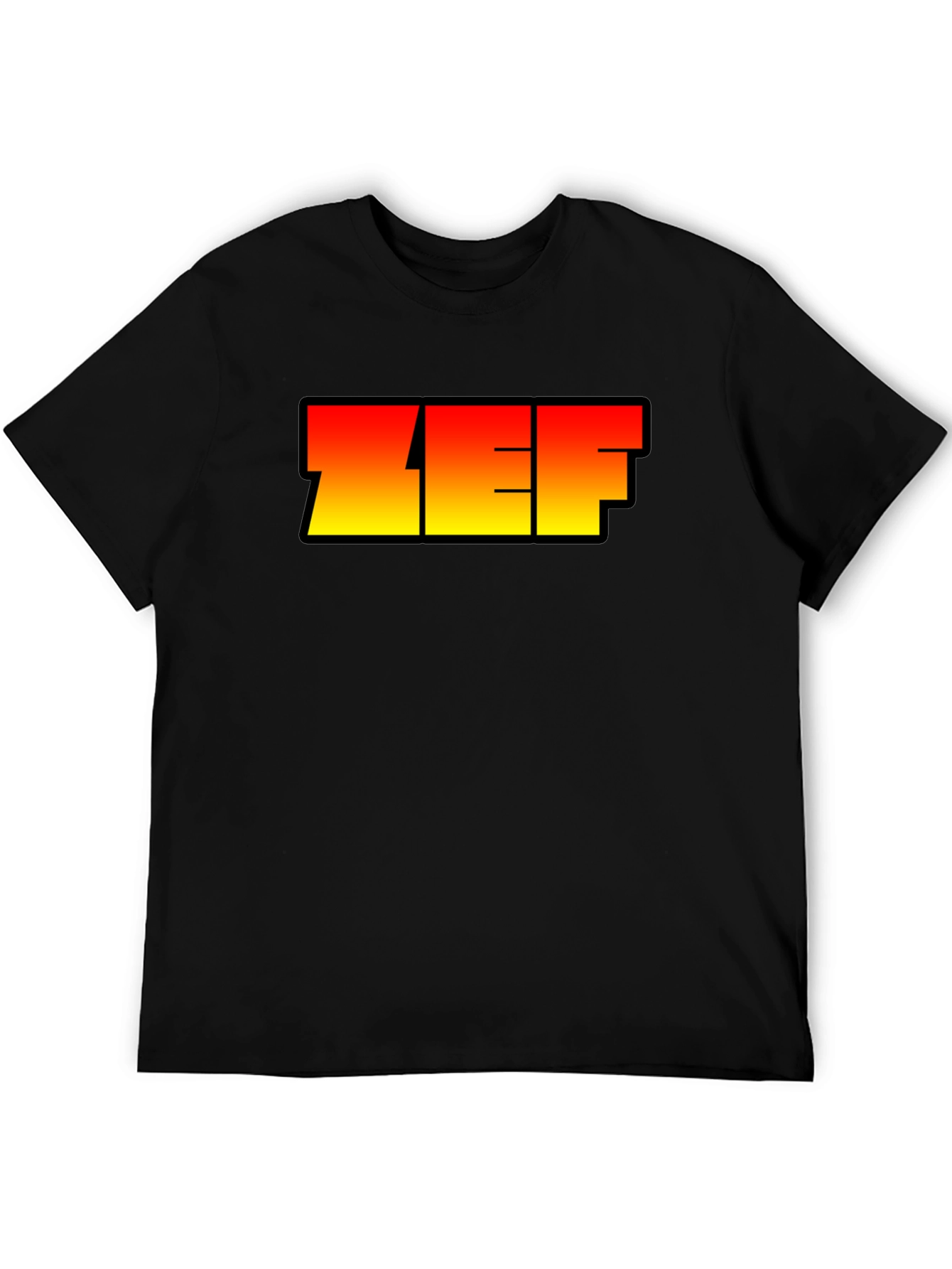 ZEF Graphic Tee - Bold Gradient Design