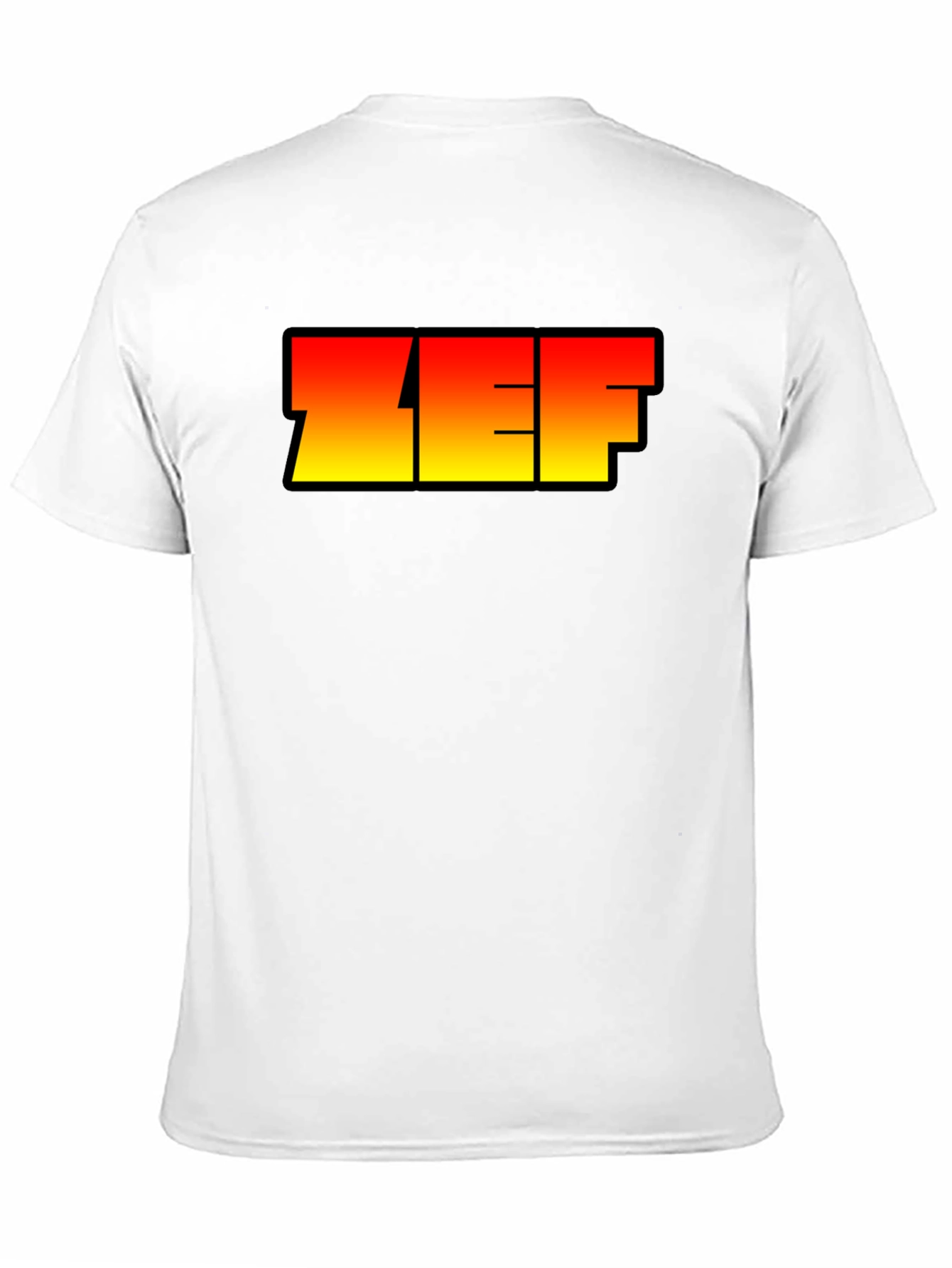 ZEF Graphic Tee - Bold Gradient Design