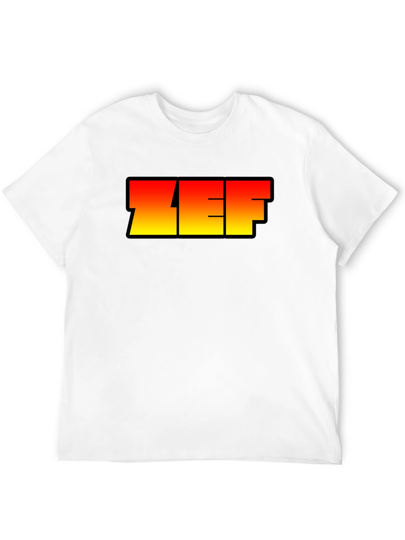 ZEF Graphic Tee - Bold Gradient Design