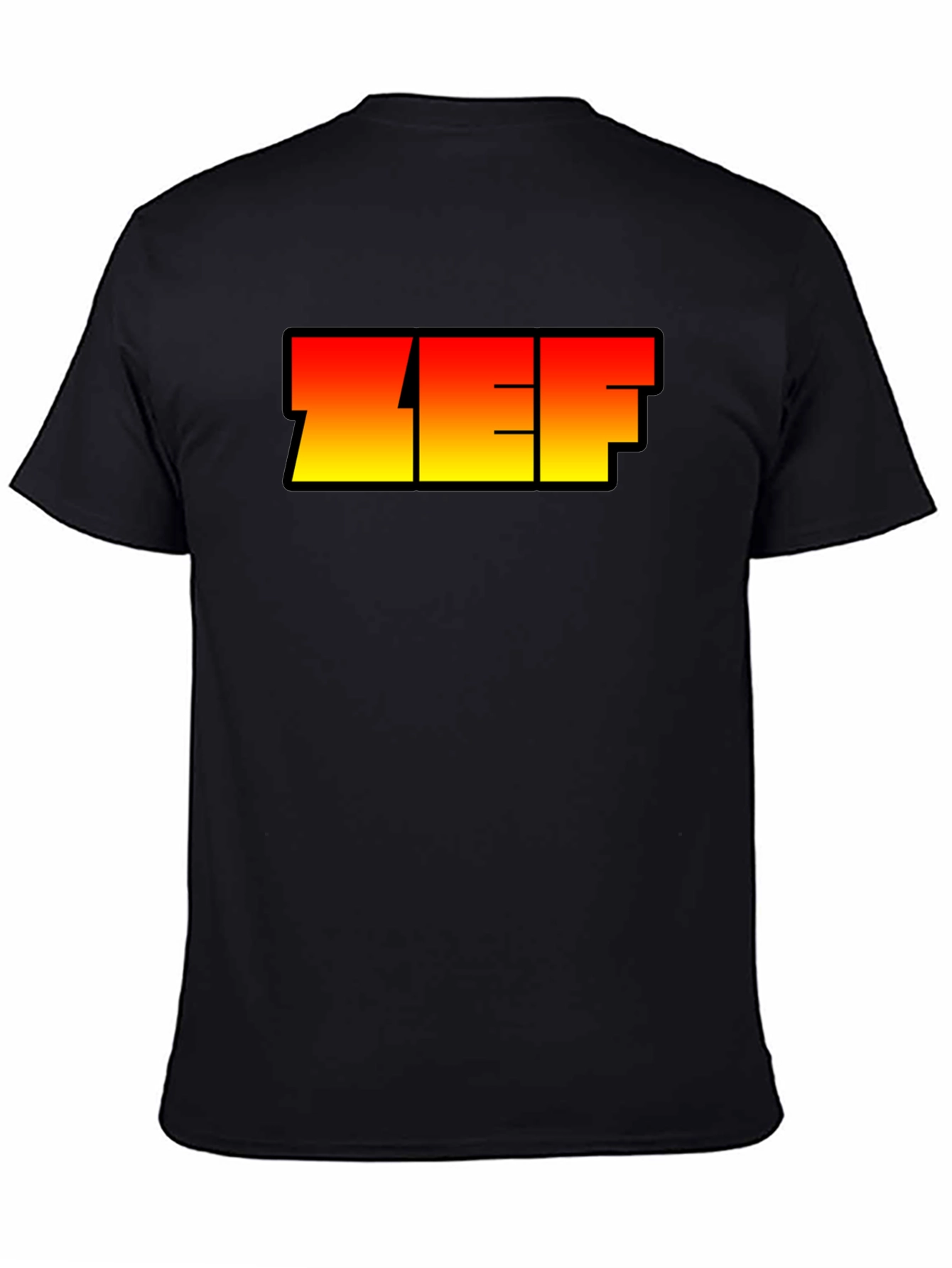 ZEF Graphic Tee - Bold Gradient Design