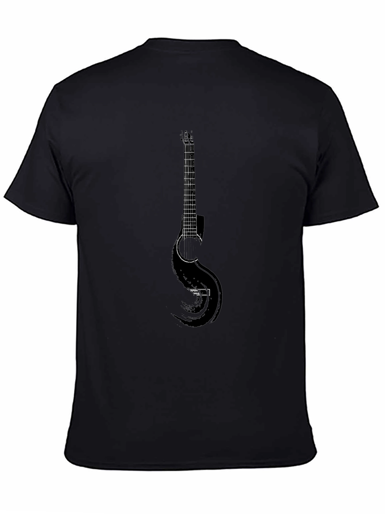 Guitar Graphic T-Shirt - Classic Rock Style