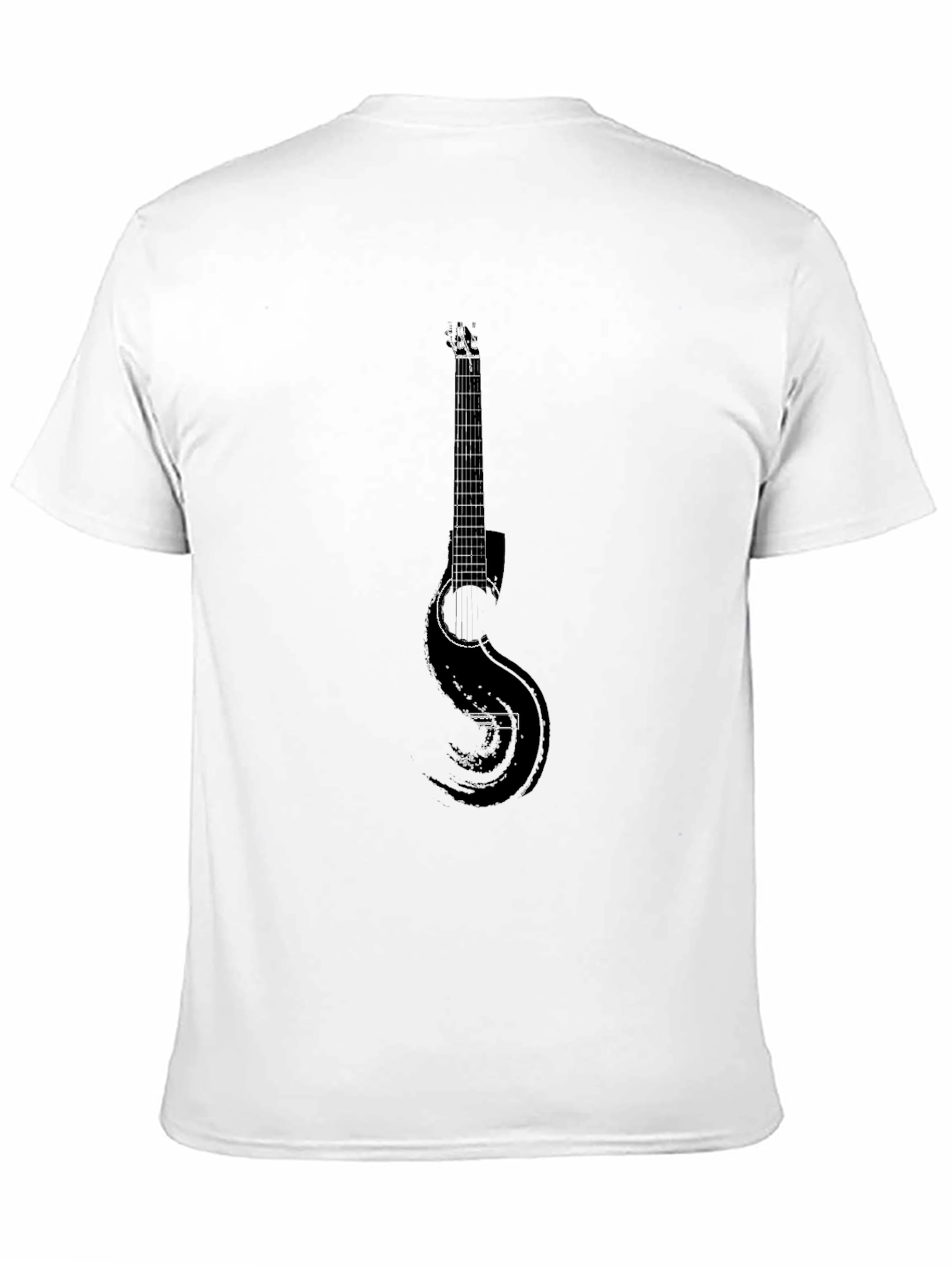 Guitar Graphic T-Shirt - Classic Rock Style
