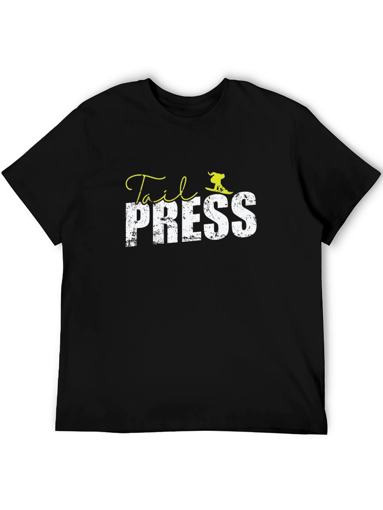 Tail Press Black Graphic T-Shirt - Snowboard Apparel