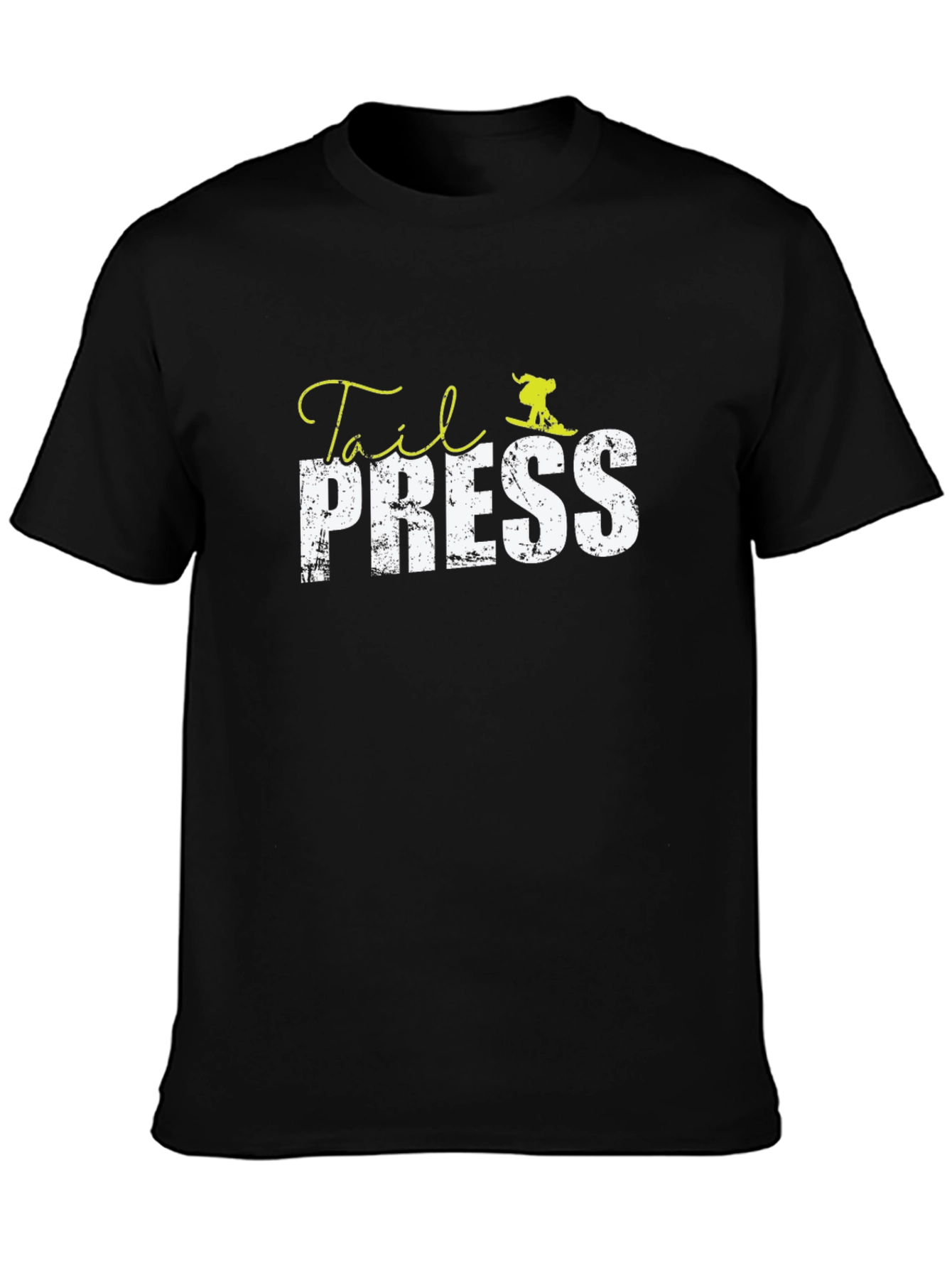 Tail Press Black Graphic T-Shirt - Snowboard Apparel