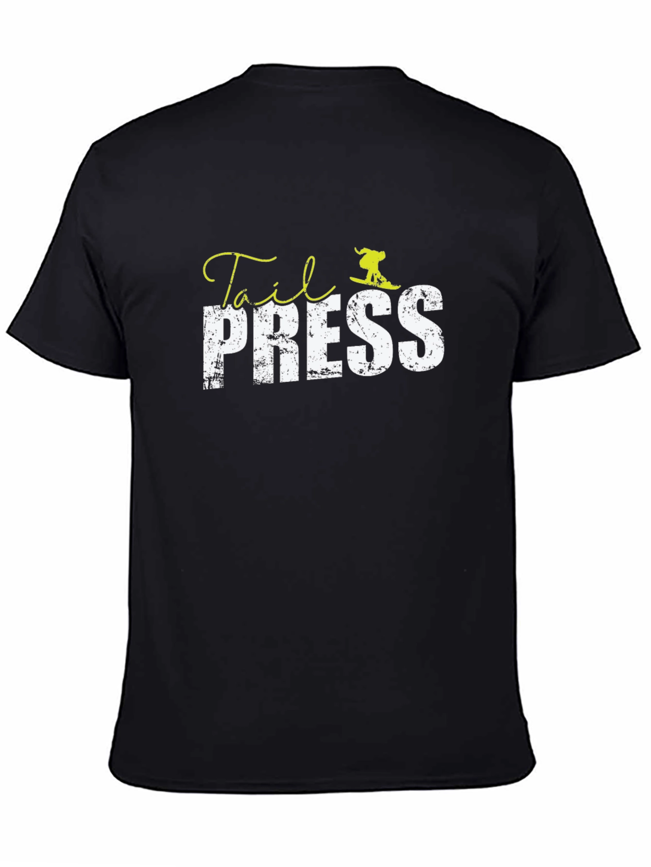 Tail Press Black Graphic T-Shirt - Snowboard Apparel