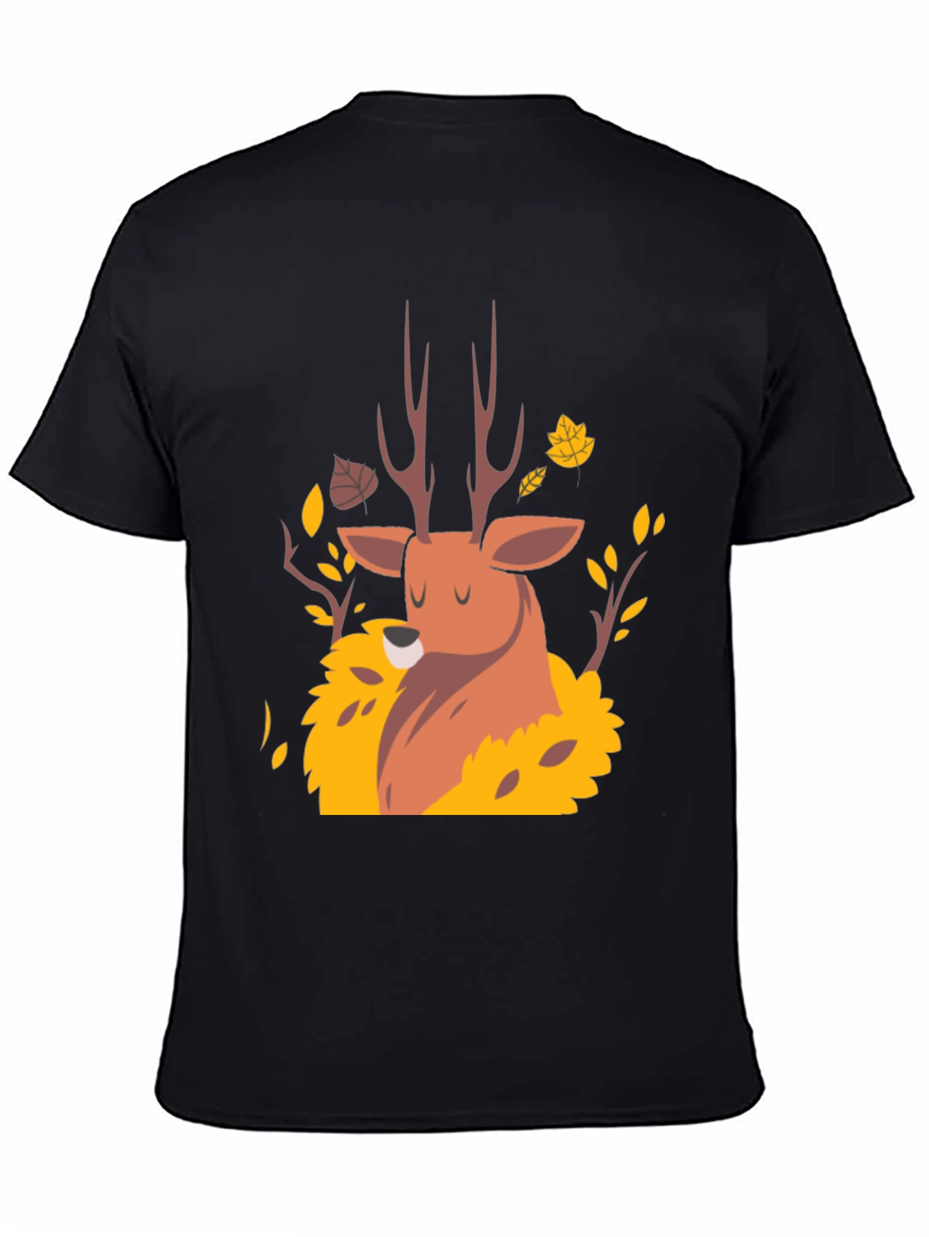 Autumn Deer Graphic Tee - Nature Inspired Comfort