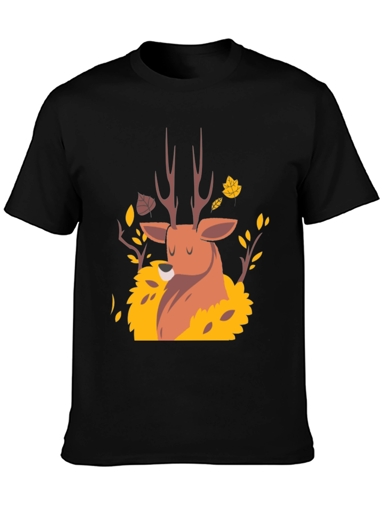 Autumn Deer Graphic Tee - Nature Inspired Comfort