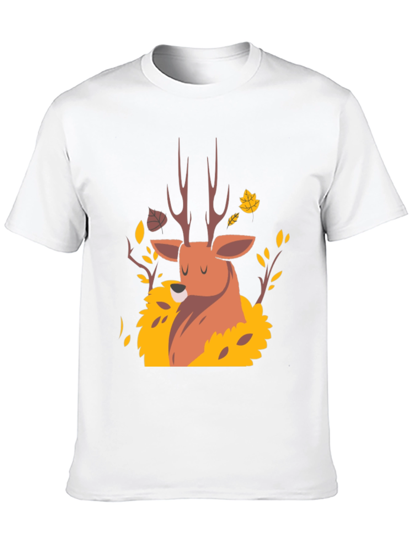 Autumn Deer Graphic Tee - Nature Inspired Comfort
