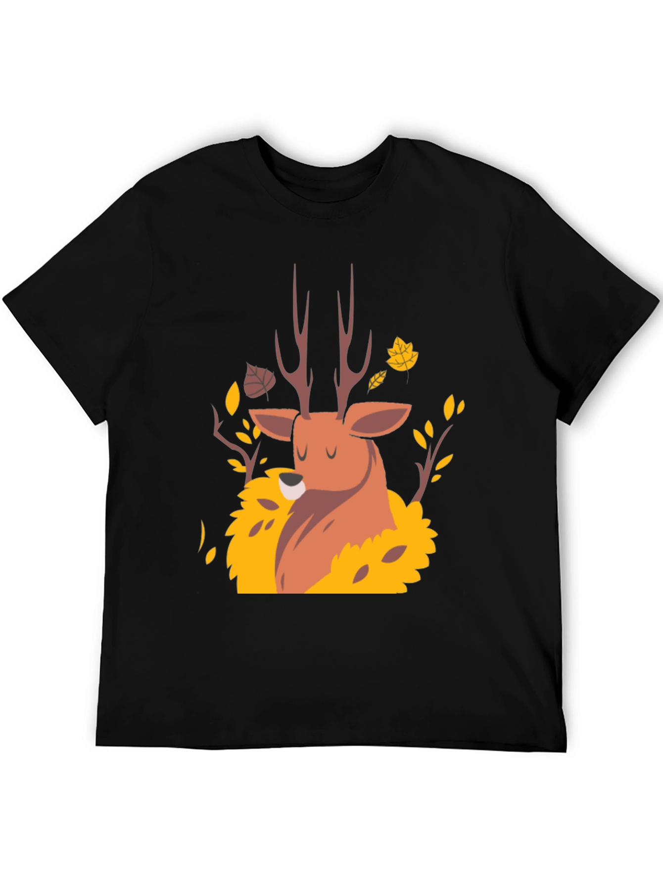 Autumn Deer Graphic Tee - Nature Inspired Comfort