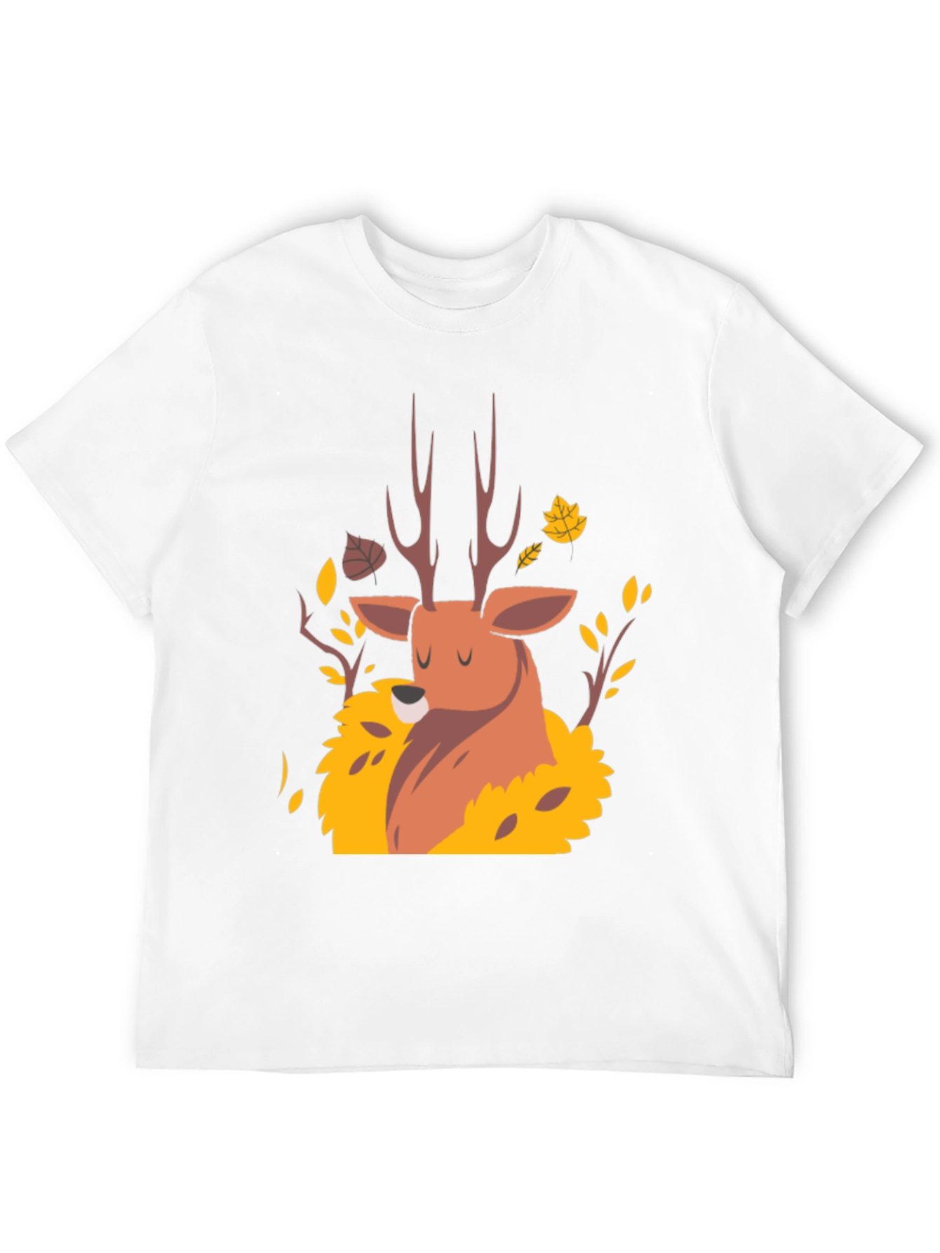 Autumn Deer Graphic Tee - Nature Inspired Comfort