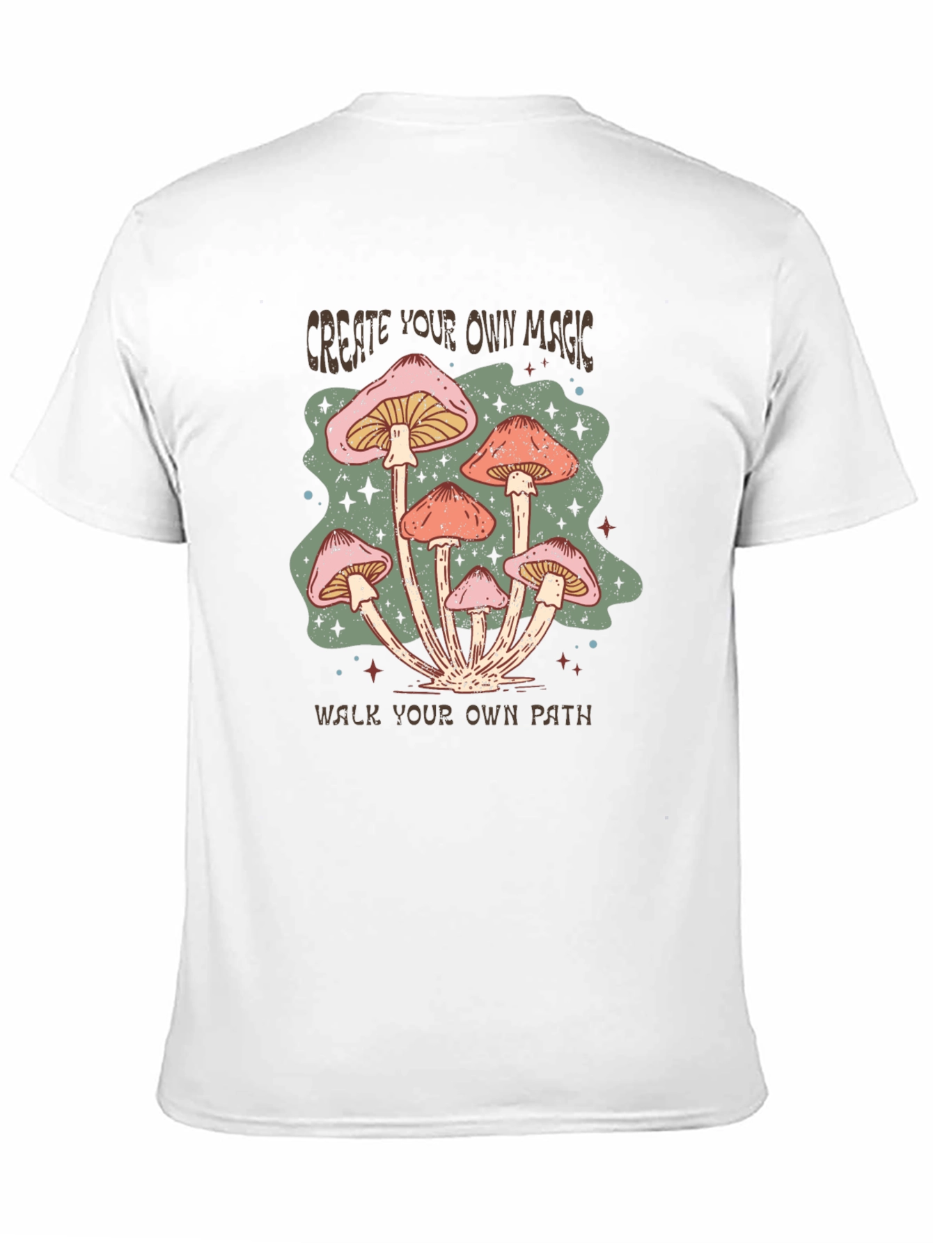 Mushroom Magic Graphic Tee -  Create Your Own Path