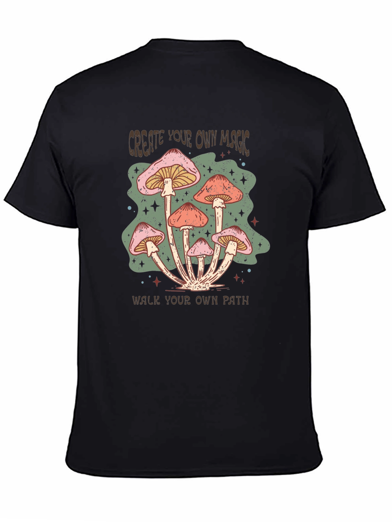 Mushroom Magic Graphic Tee -  Create Your Own Path