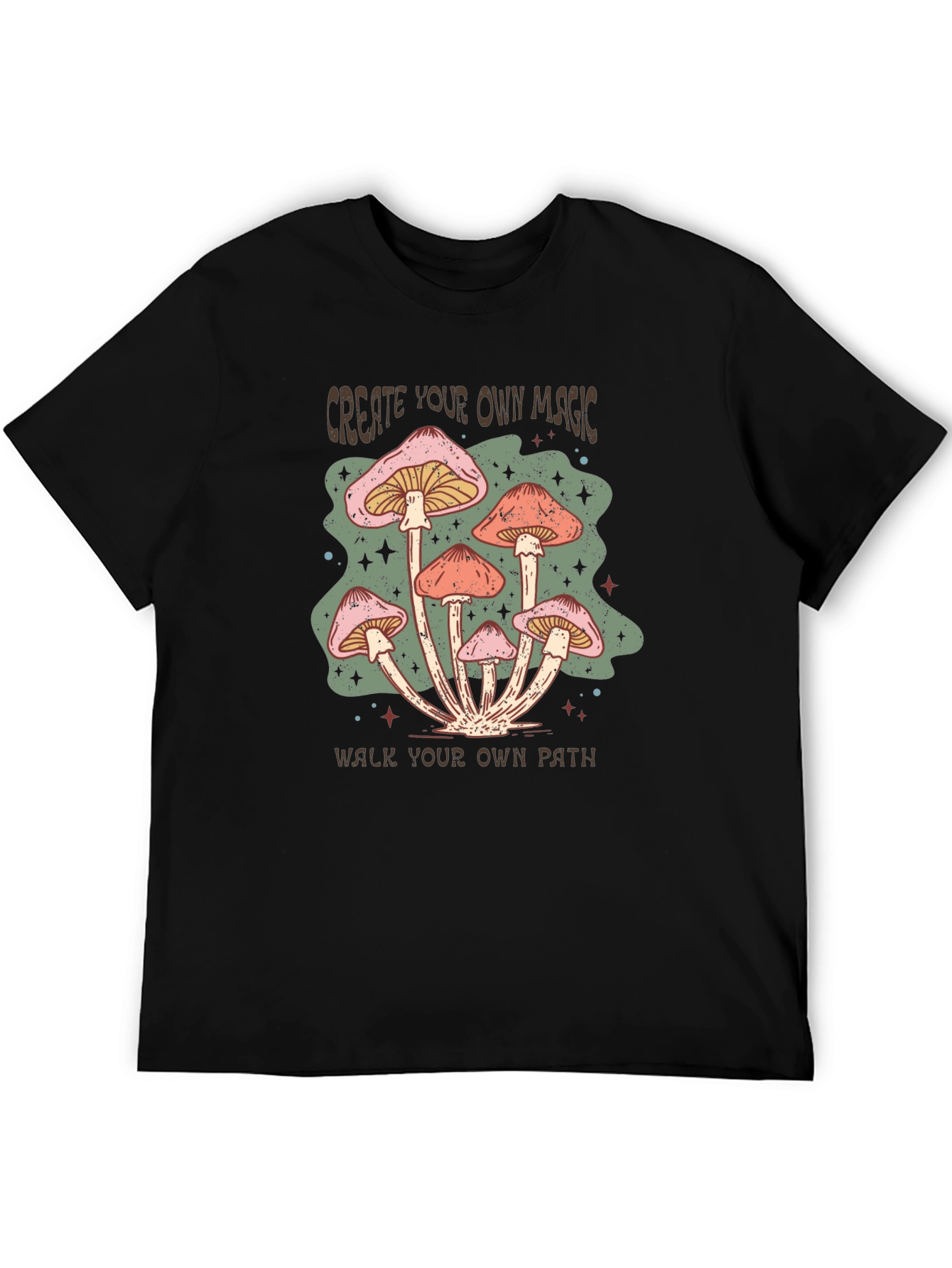 Mushroom Magic Graphic Tee -  Create Your Own Path